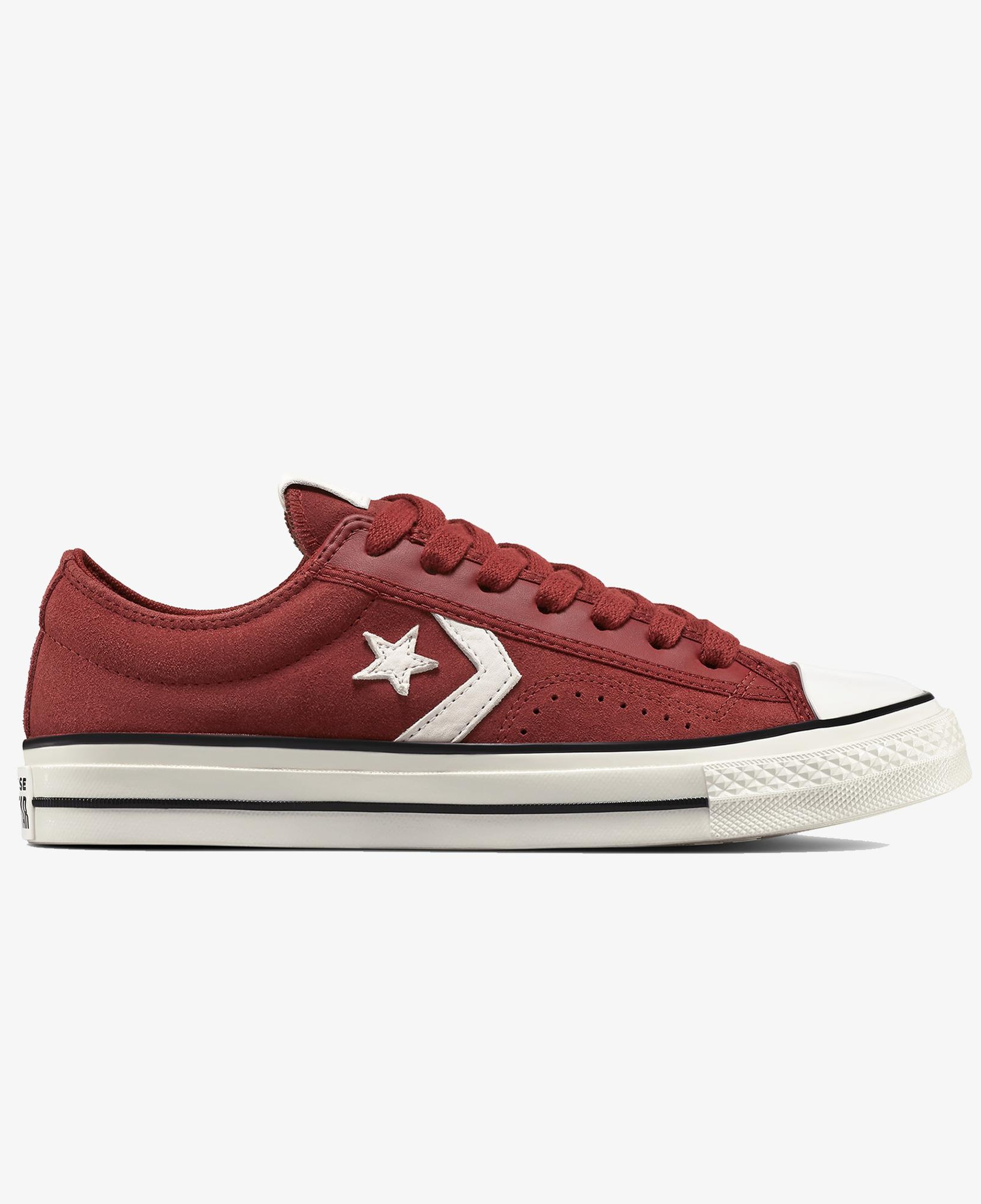 Converse Star Player 76 Suede Unisex Bordo Sneaker