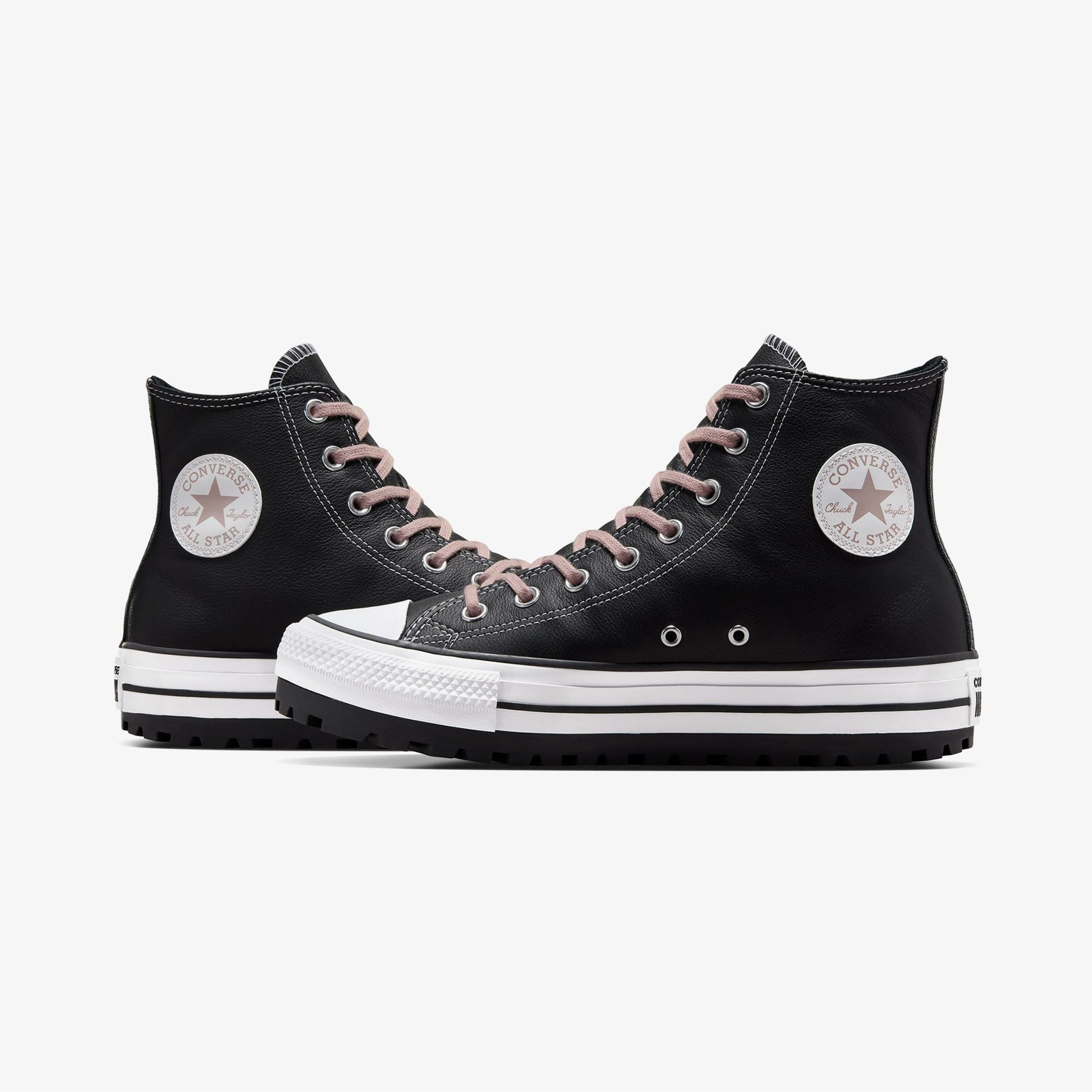 Converse Chuck Taylor All Star City Trek Unisex Siyah Deri Bot