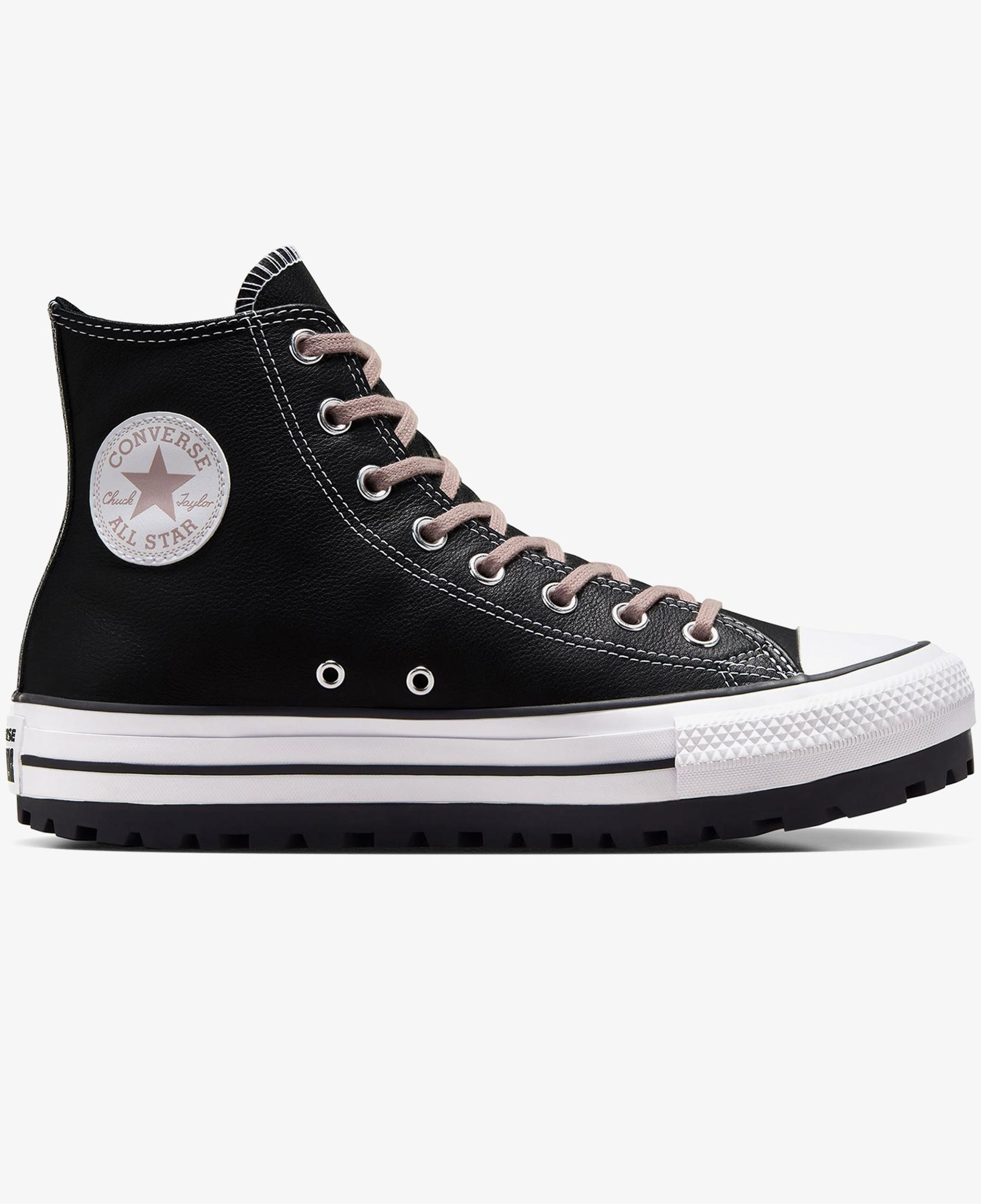 Converse Chuck Taylor All Star City Trek Unisex Siyah Deri Bot