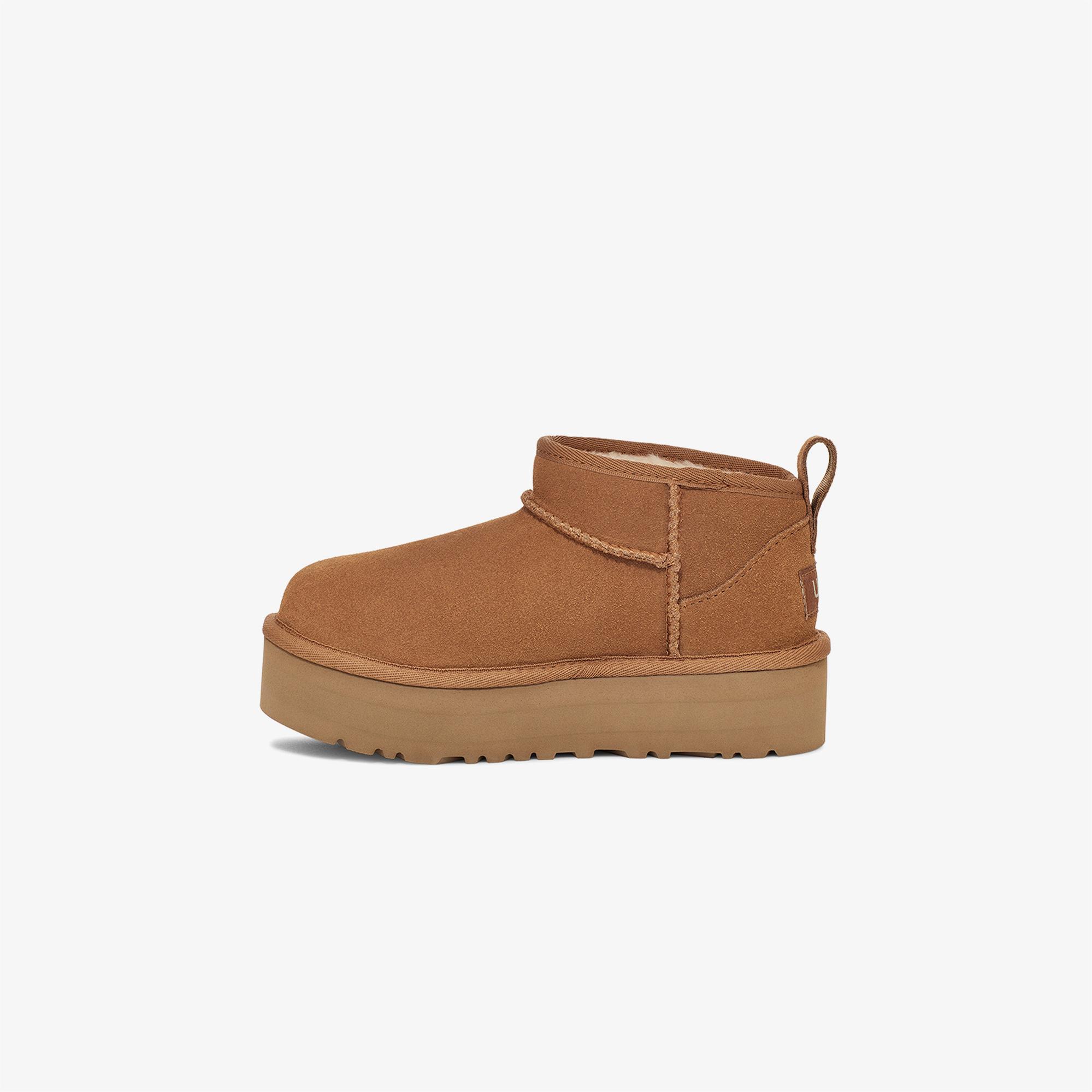 Ugg Kahverengi Ugg Classic Ultra Mini Platform Çocuk Bot
