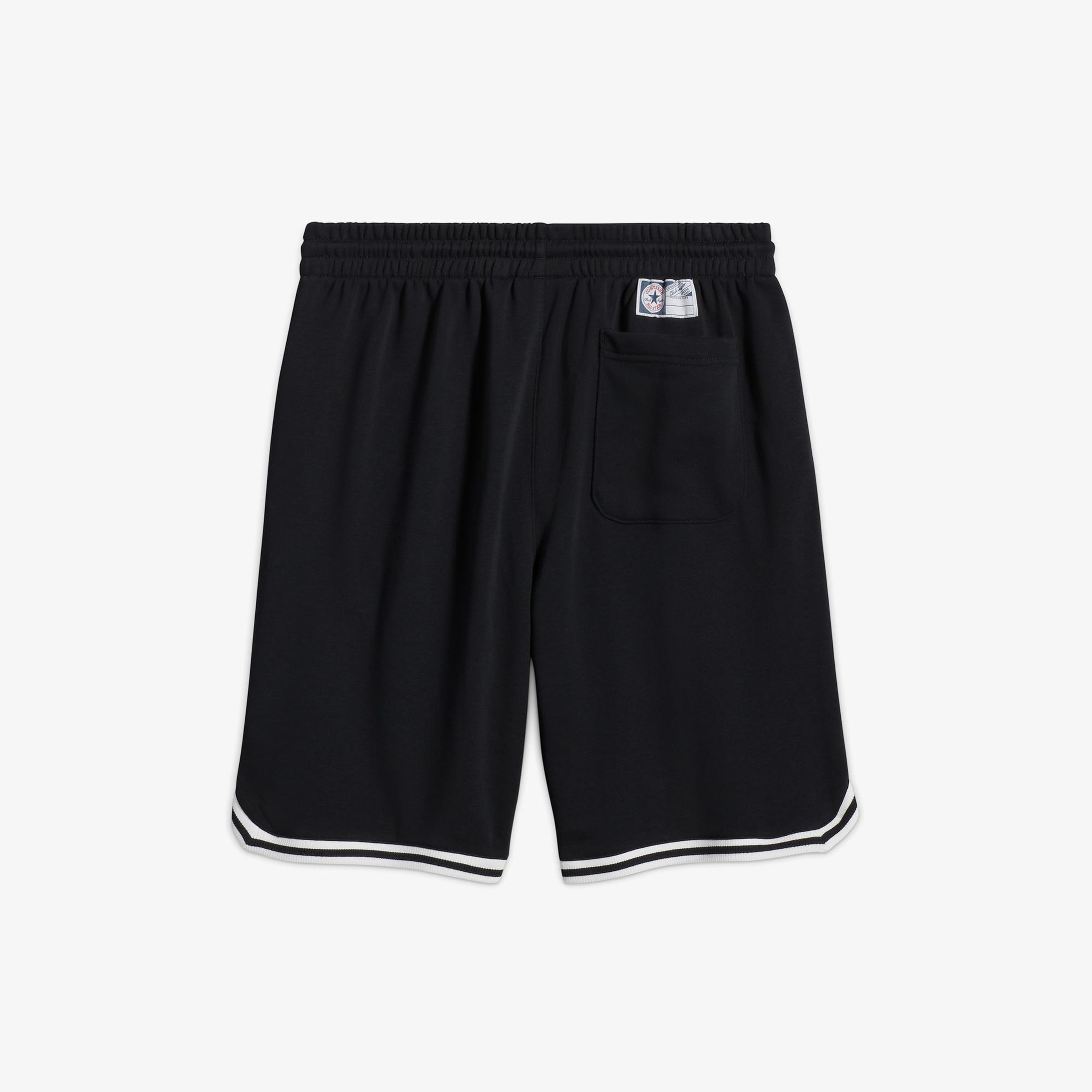 Converse Retro French Terry Erkek Siyah Şort