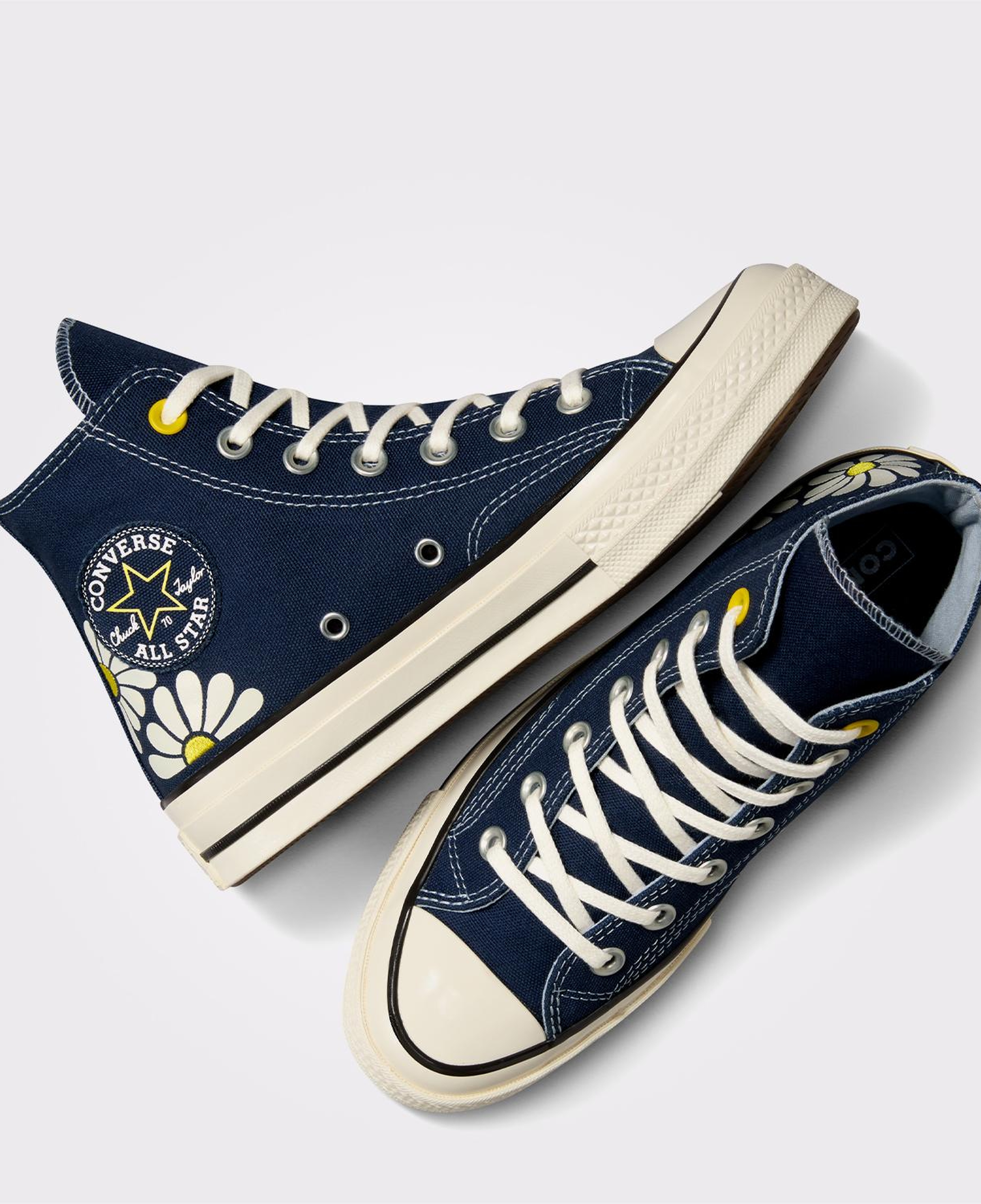Converse Chuck 70 Floral Kadın Lacivert Sneaker
