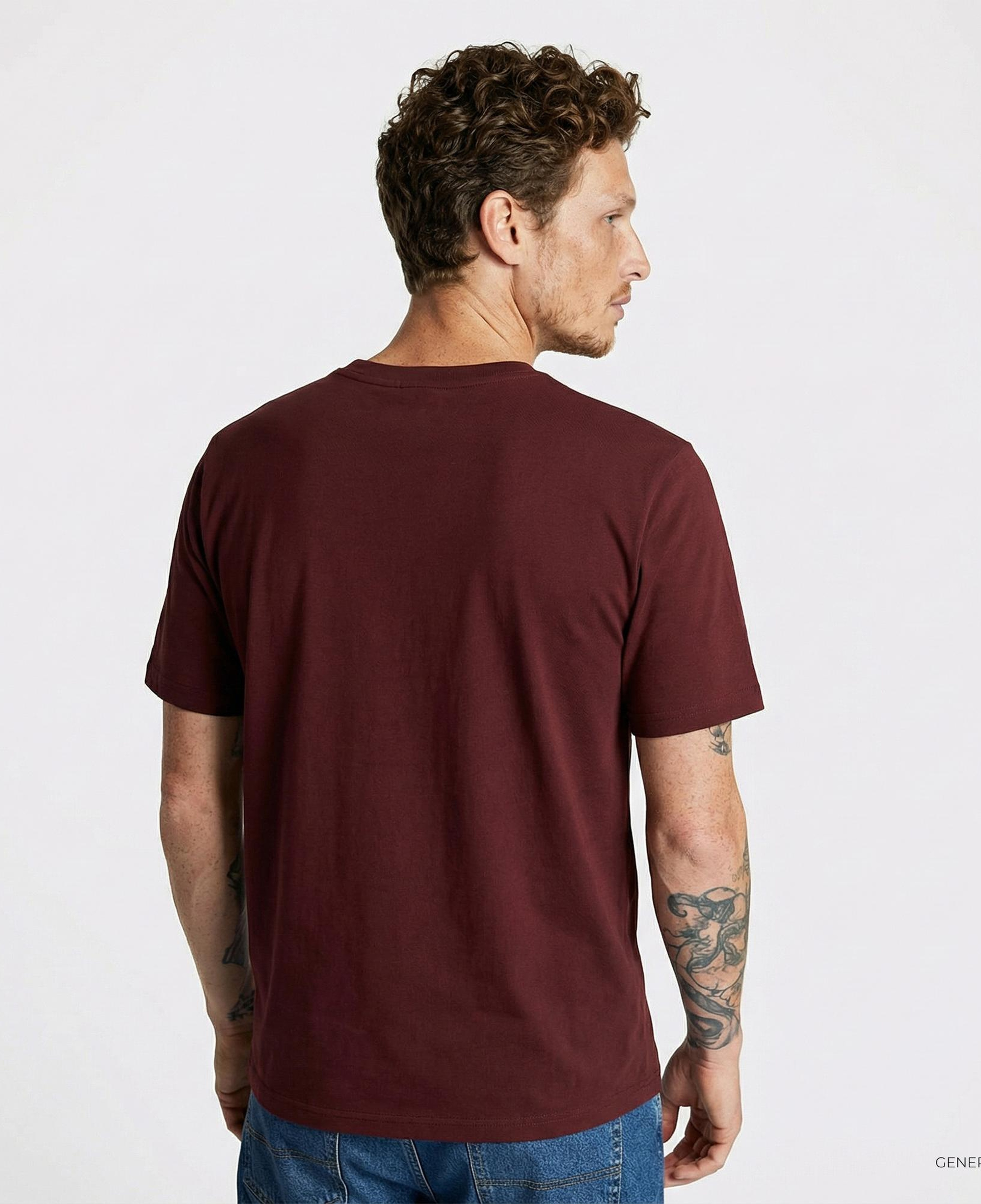 Converse Retro Flag Erkek Bordo T-Shirt