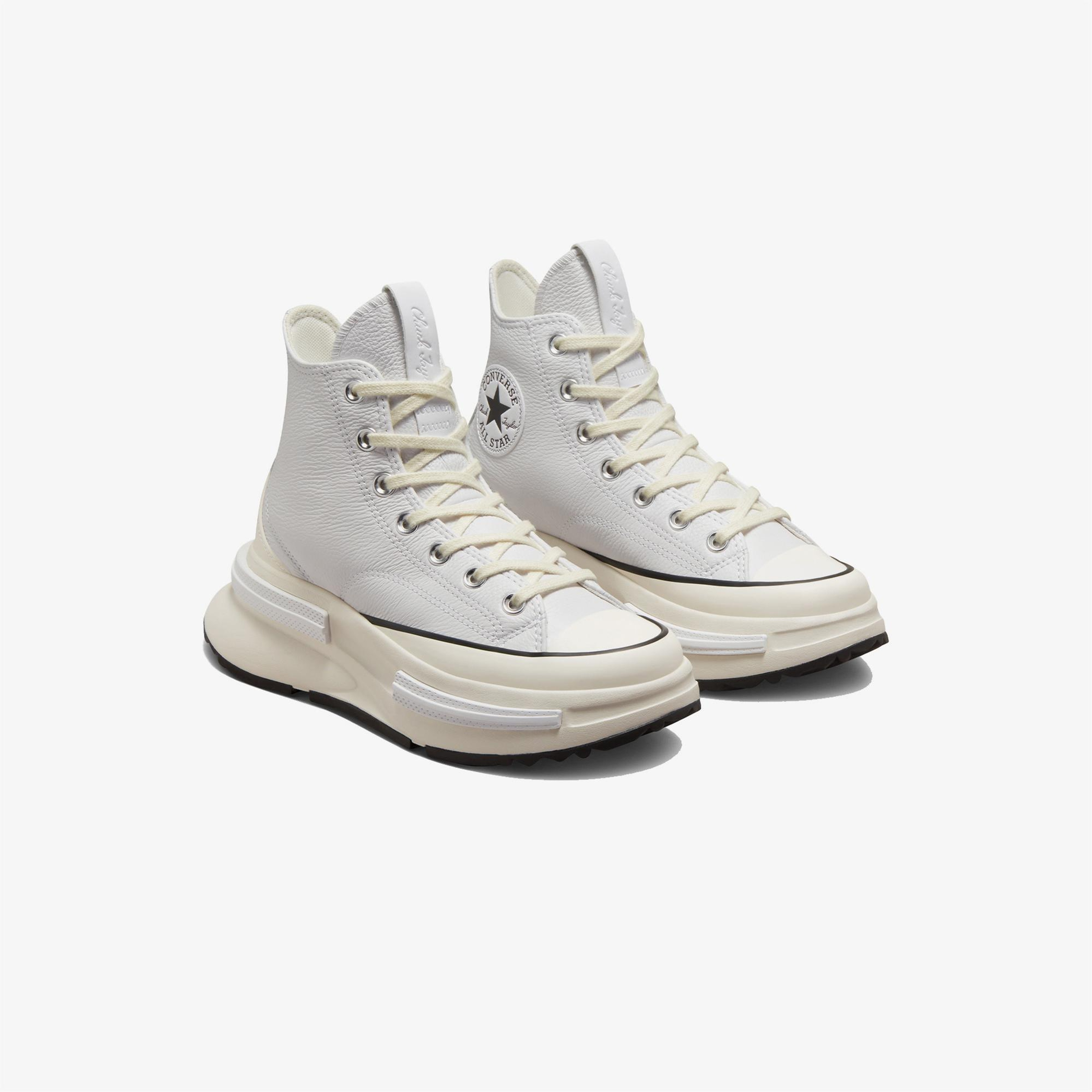 Converse Run Star Legacy Cx Foundational Unisex Beyaz Deri Platform Sneaker