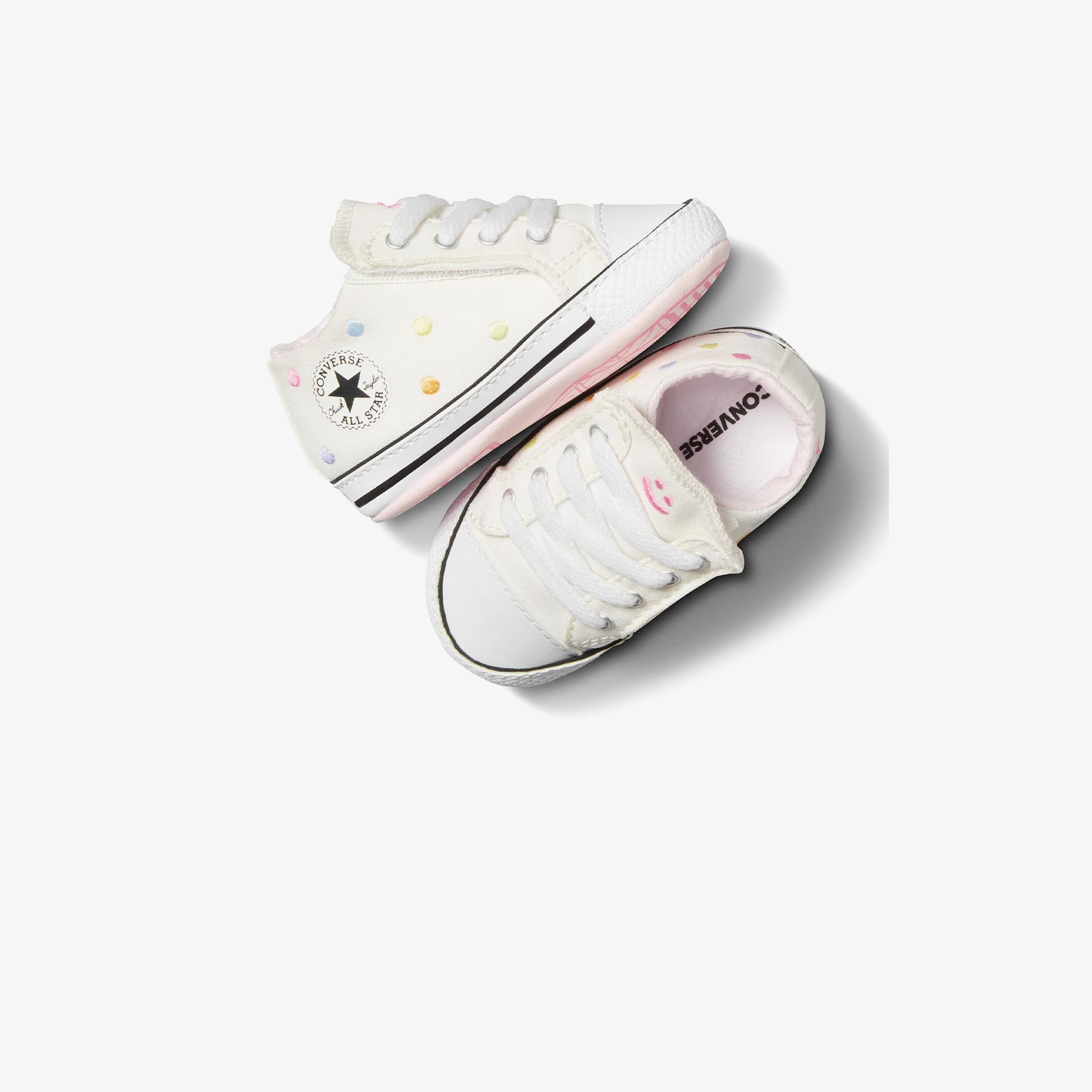 Converse Chuck Taylor All Star Cribster Polka Dots Bebek Beyaz Sneaker