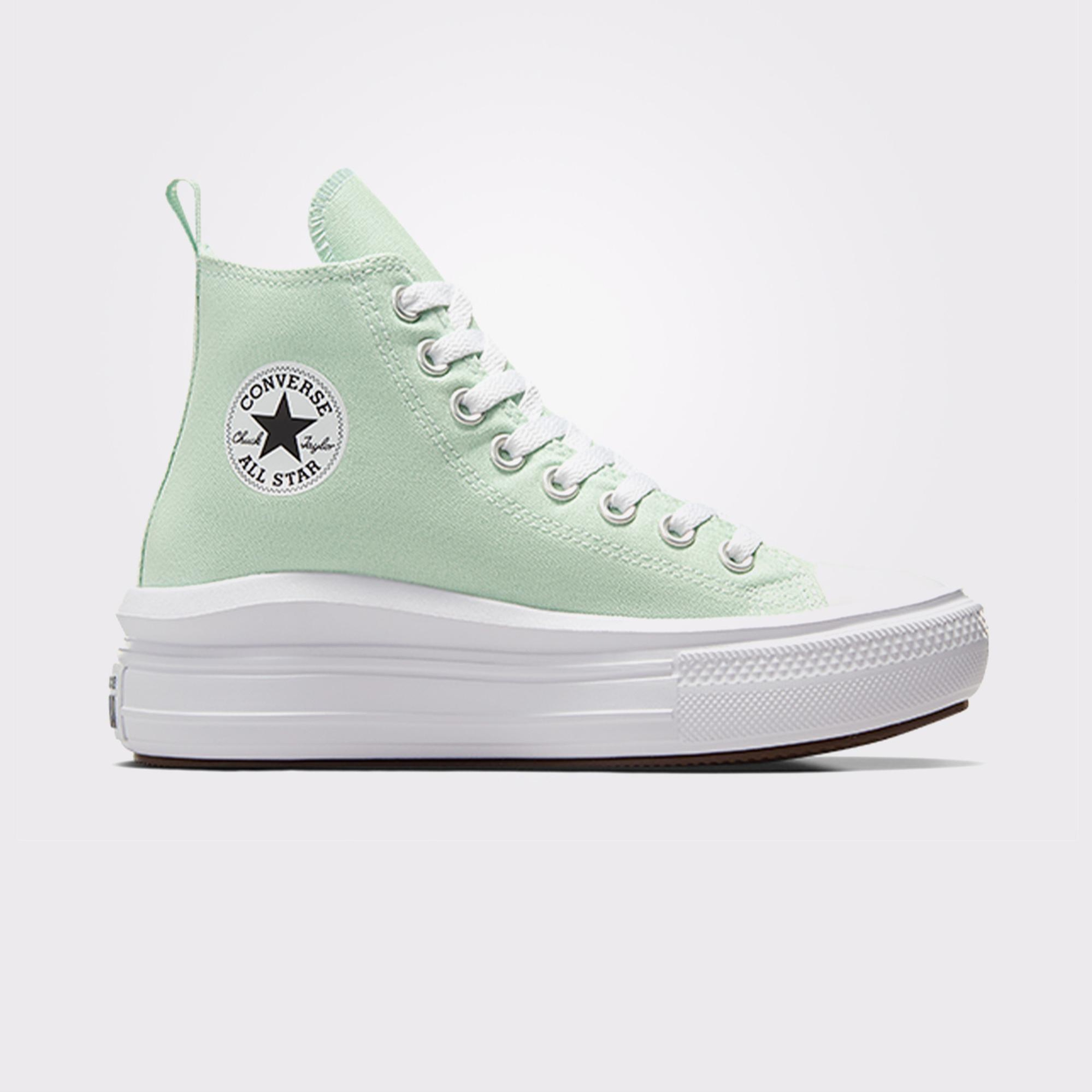 Converse Chuck Taylor All Star Move Genç Yeşil Platform Sneaker