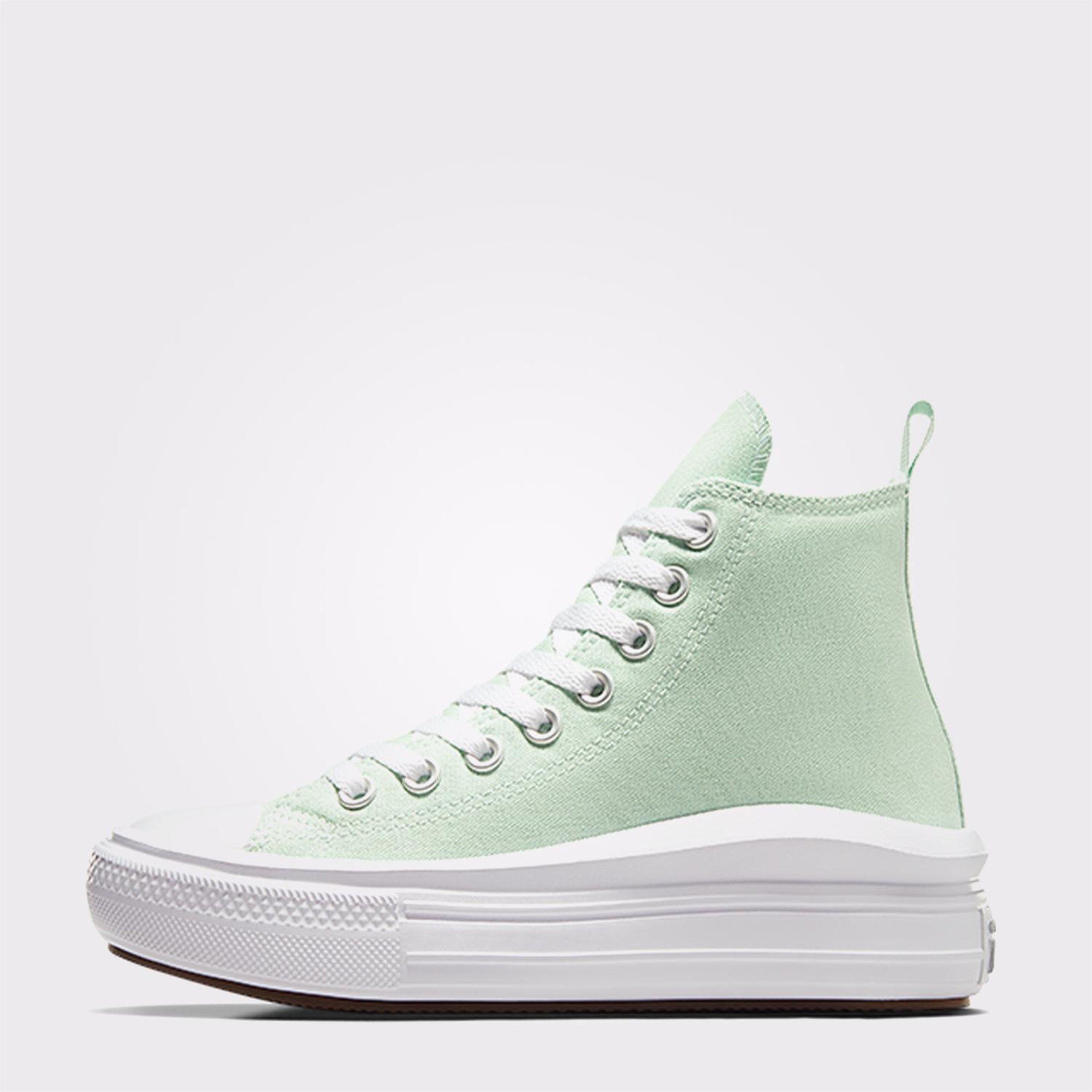 Converse Chuck Taylor All Star Move Genç Yeşil Platform Sneaker