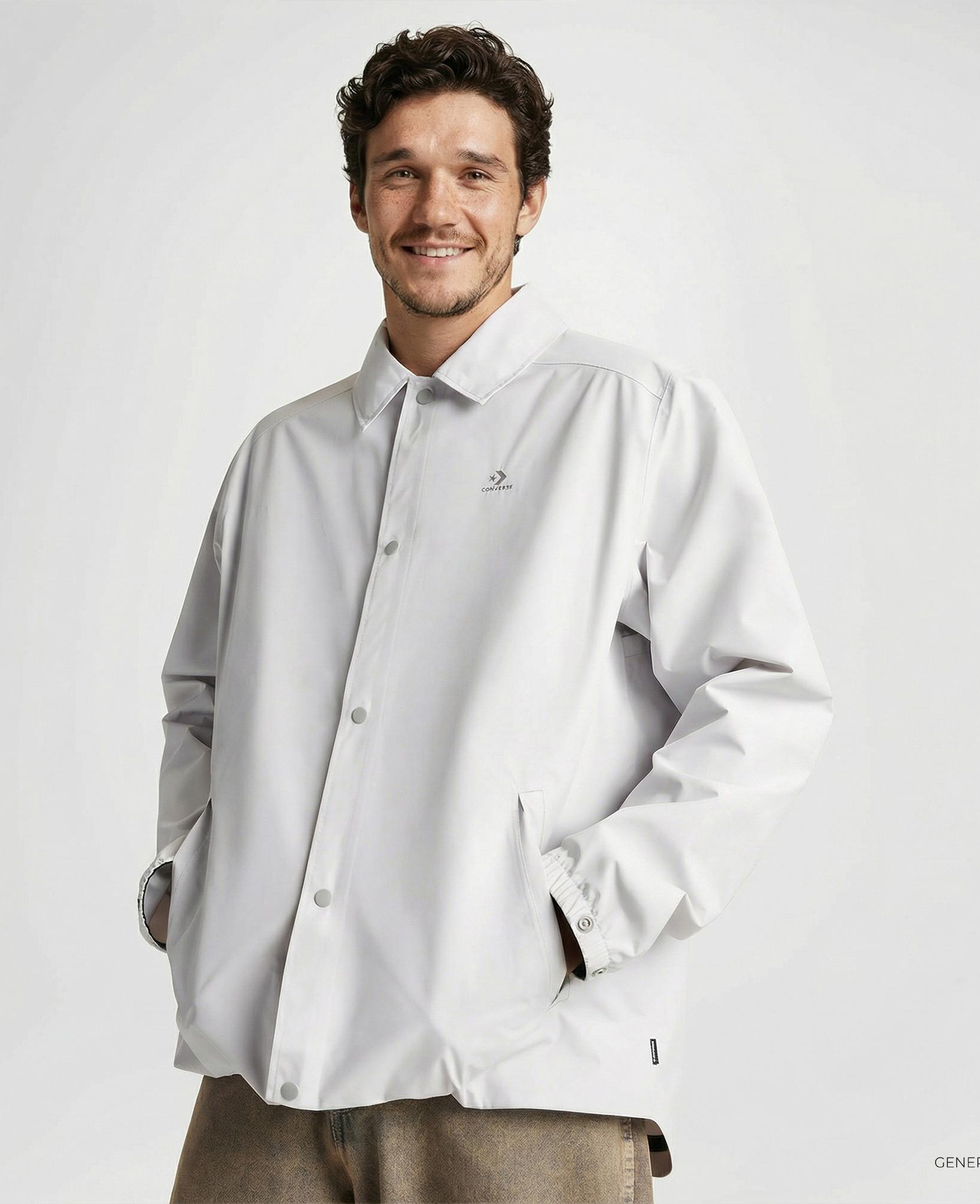 Converse Erkek Beyaz Yağmurluk