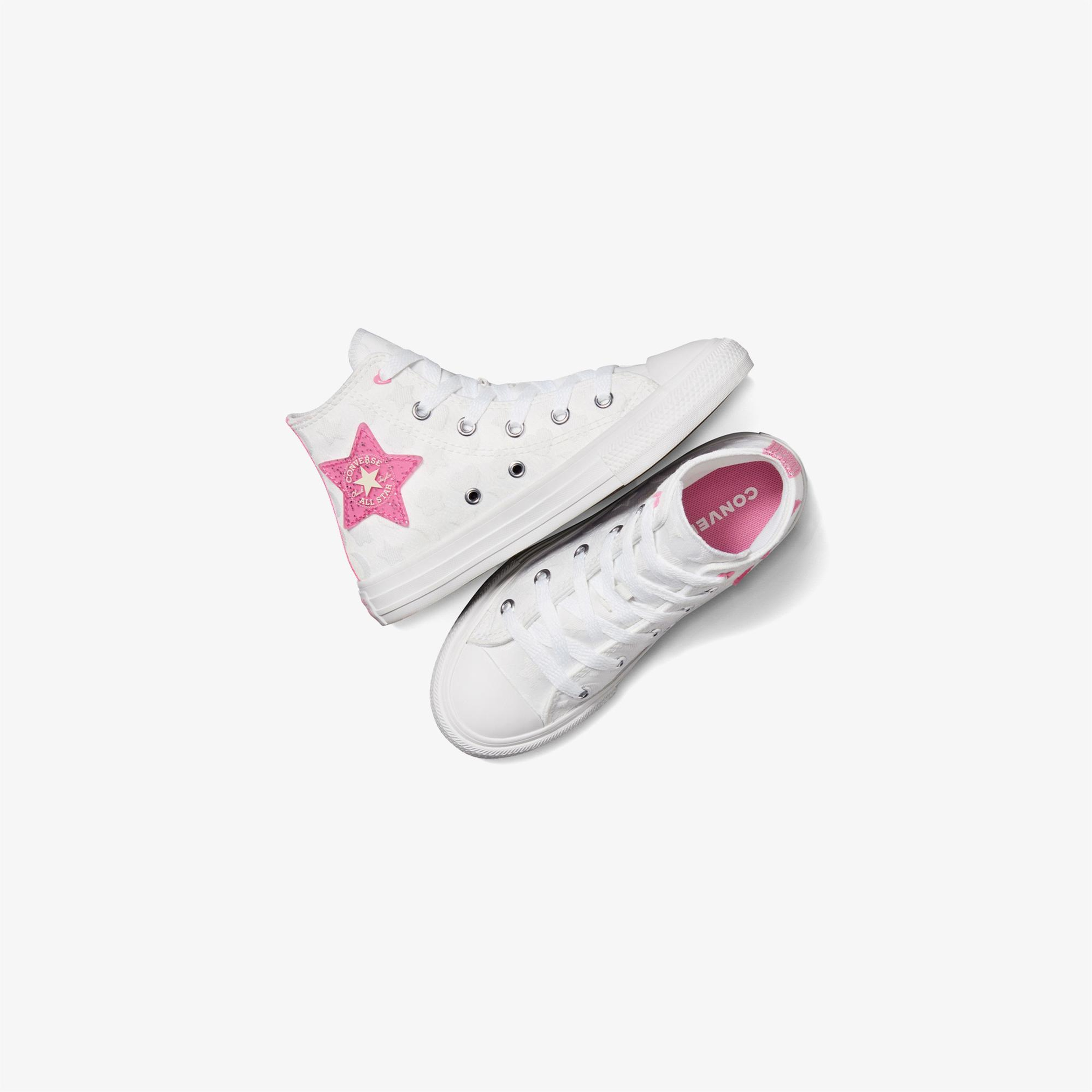 Converse Chuck Taylor All Star Sparkle Çocuk Beyaz Sneaker