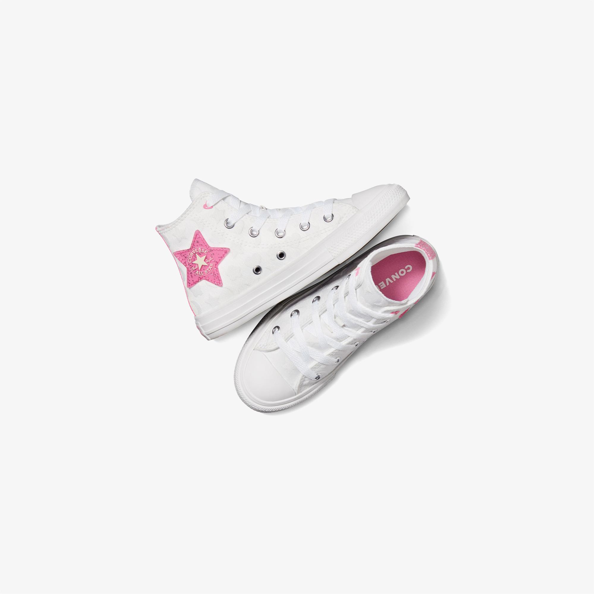 Converse Chuck Taylor All Star Sparkle Çocuk Beyaz Sneaker