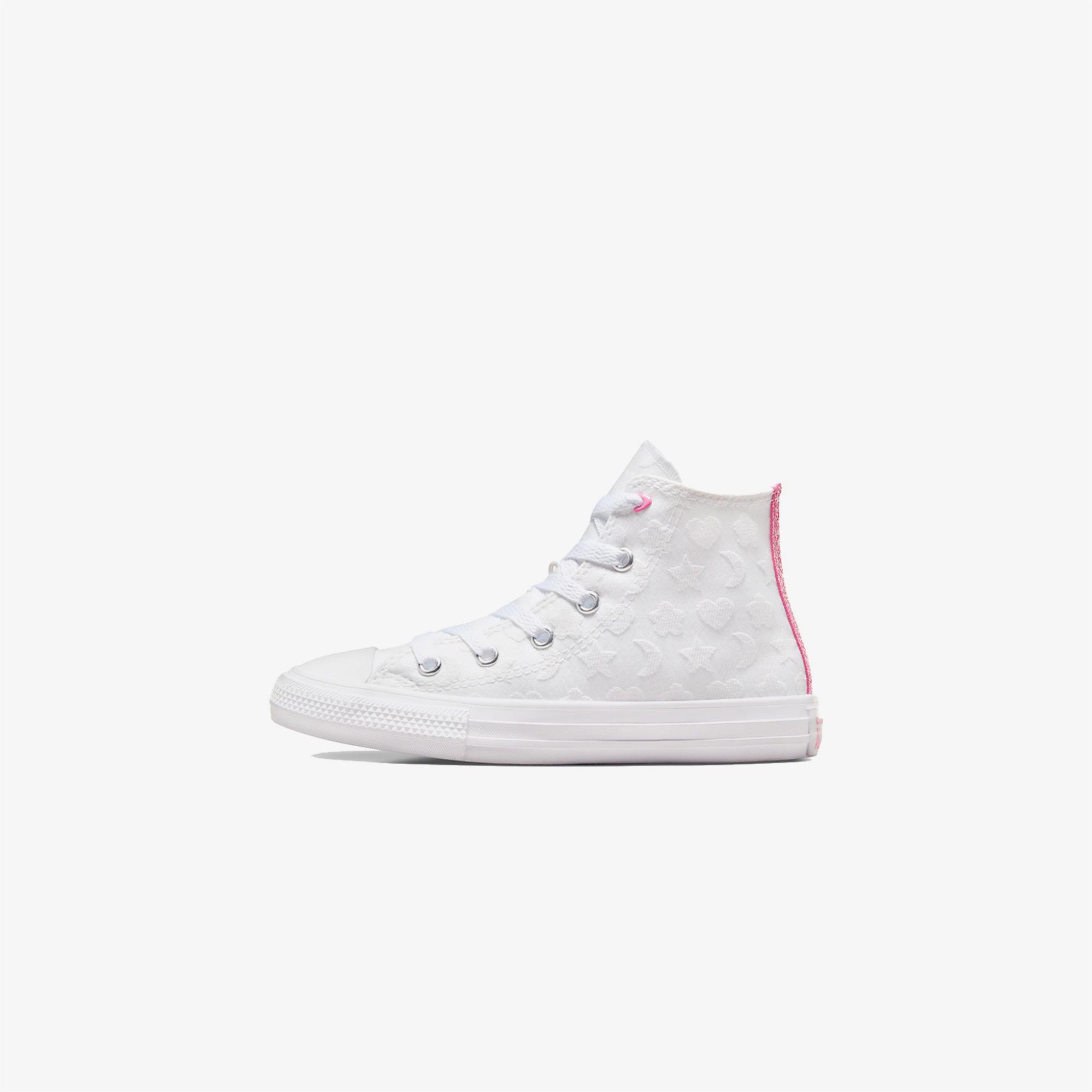 Converse Chuck Taylor All Star Sparkle Çocuk Beyaz Sneaker