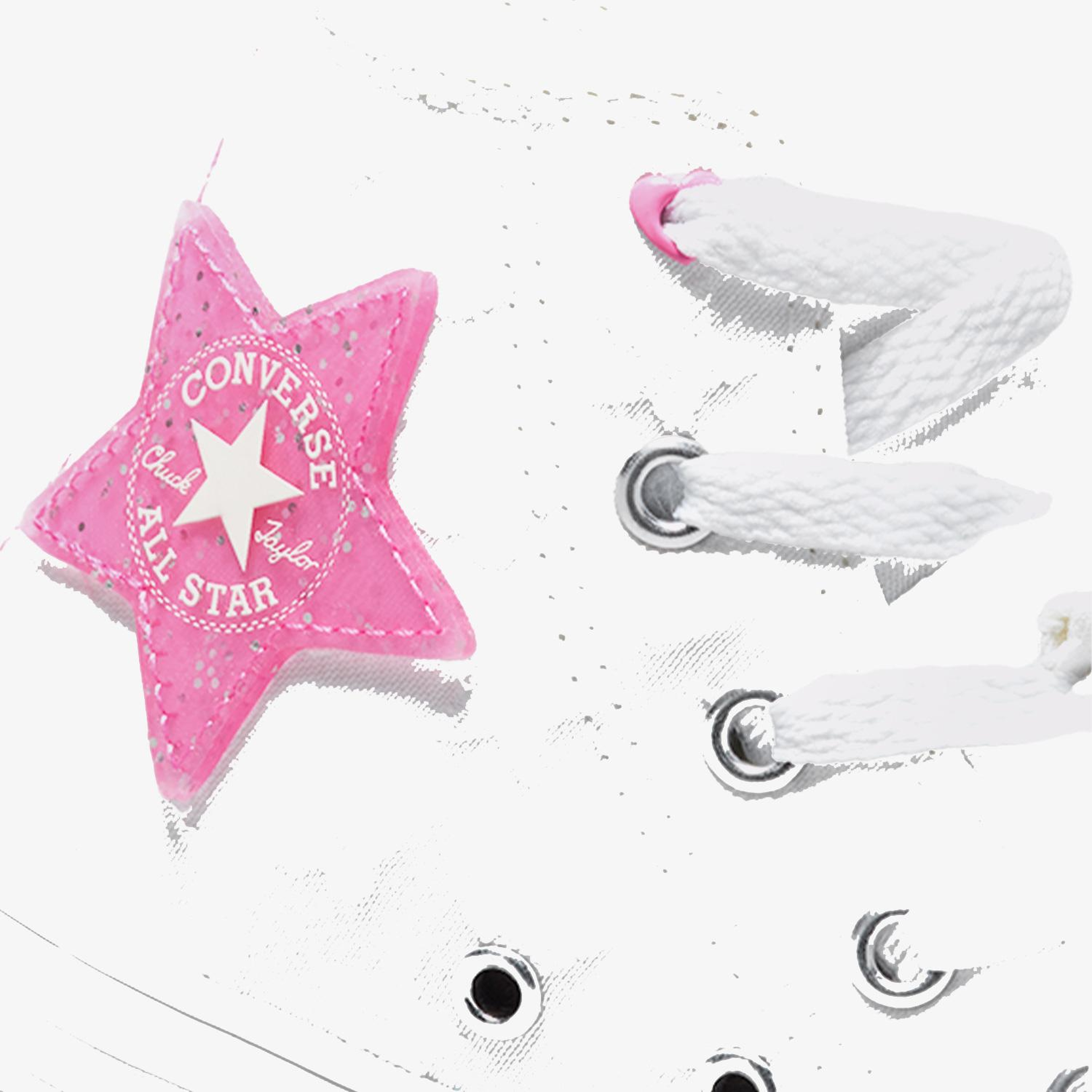 Converse Chuck Taylor All Star Sparkle Çocuk Beyaz Sneaker