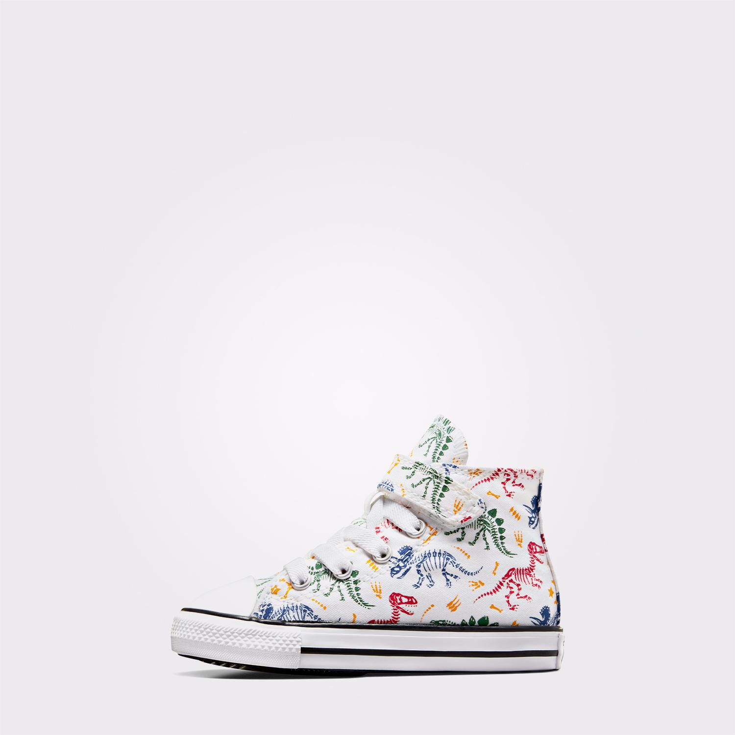 Converse Chuck Taylor All Star Easy-On Dinos Çocuk Beyaz Sneaker