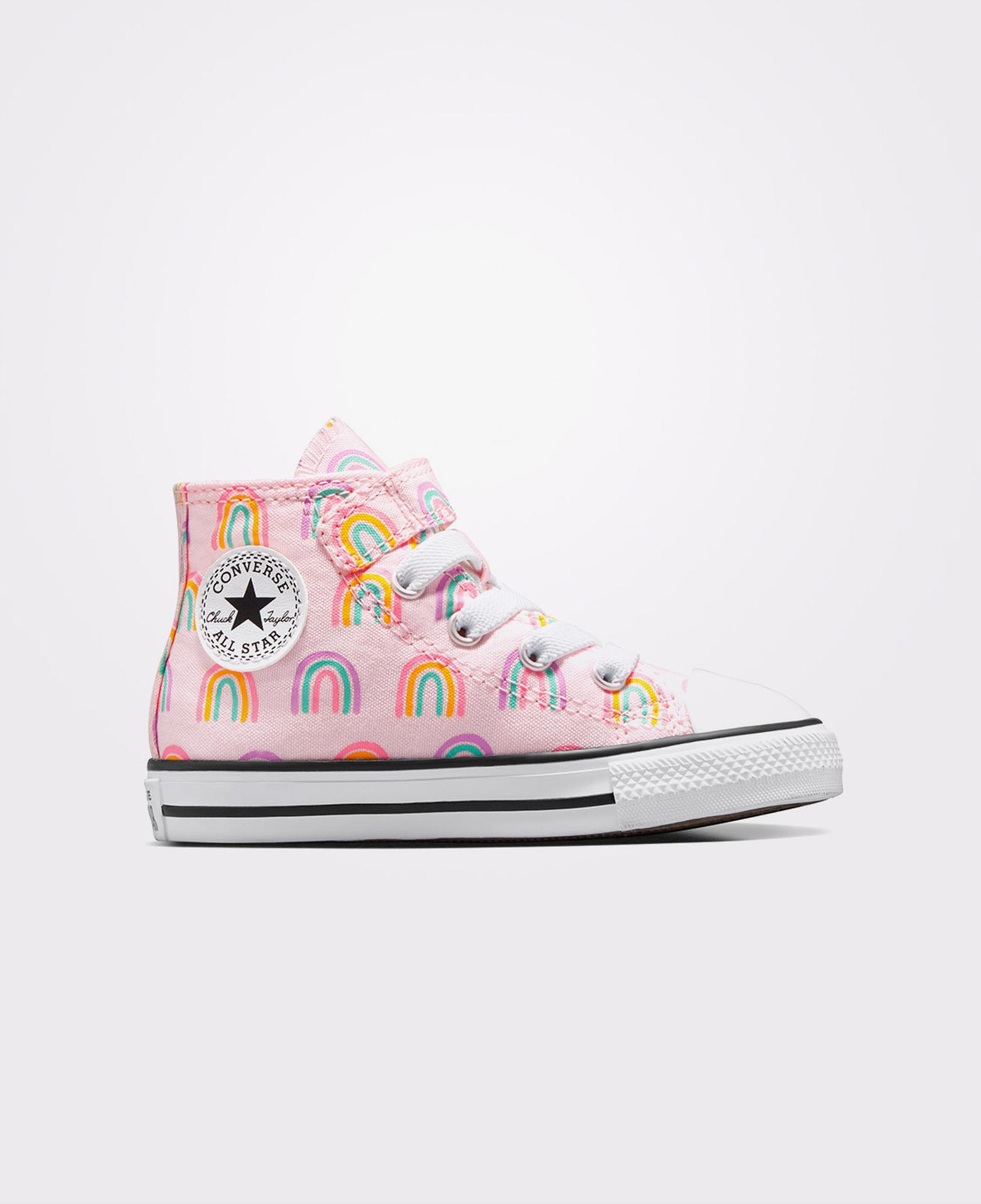 Converse Chuck Taylor All Star Easy-On Rainbows Çocuk Pembe Sneaker