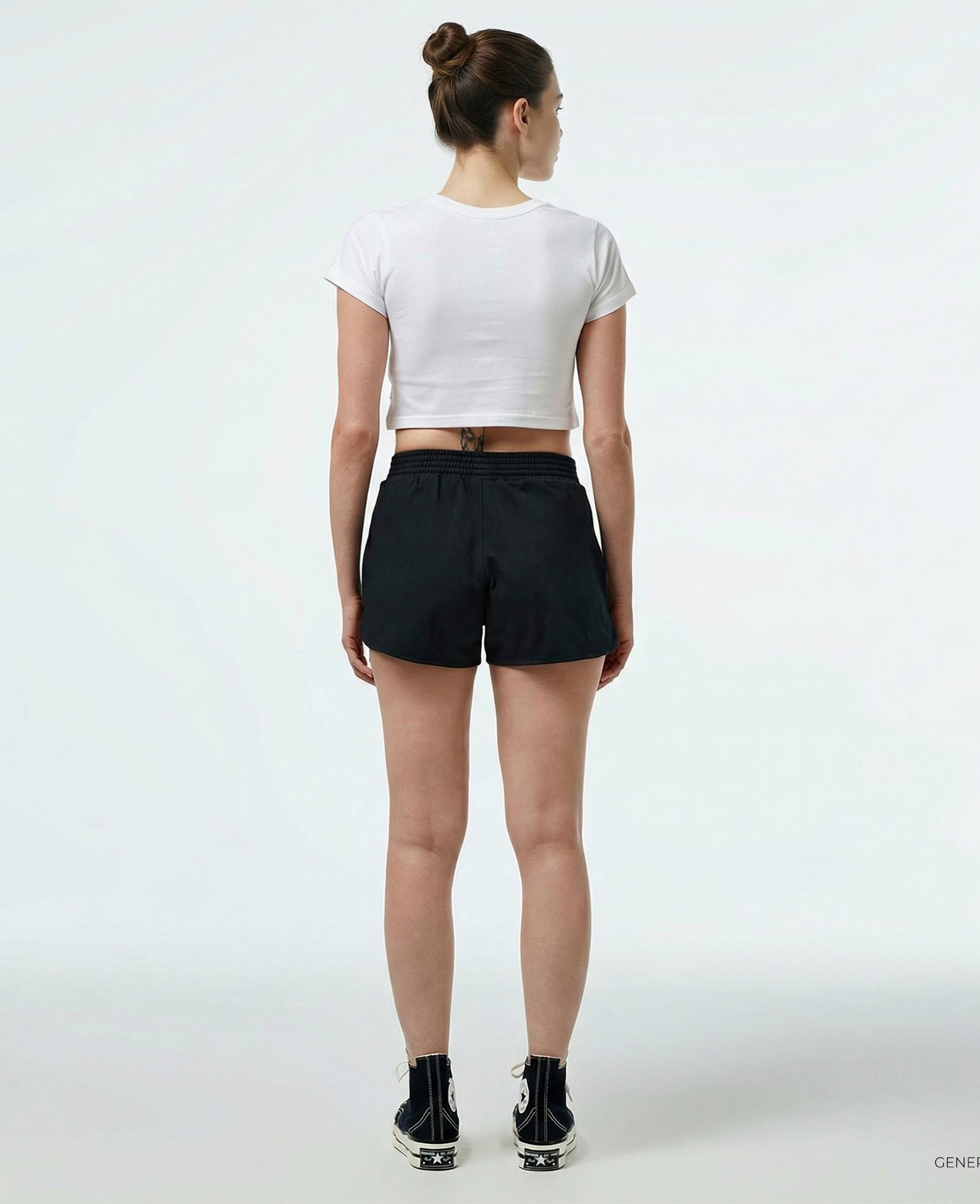 Converse Retro Kadın Siyah Şort