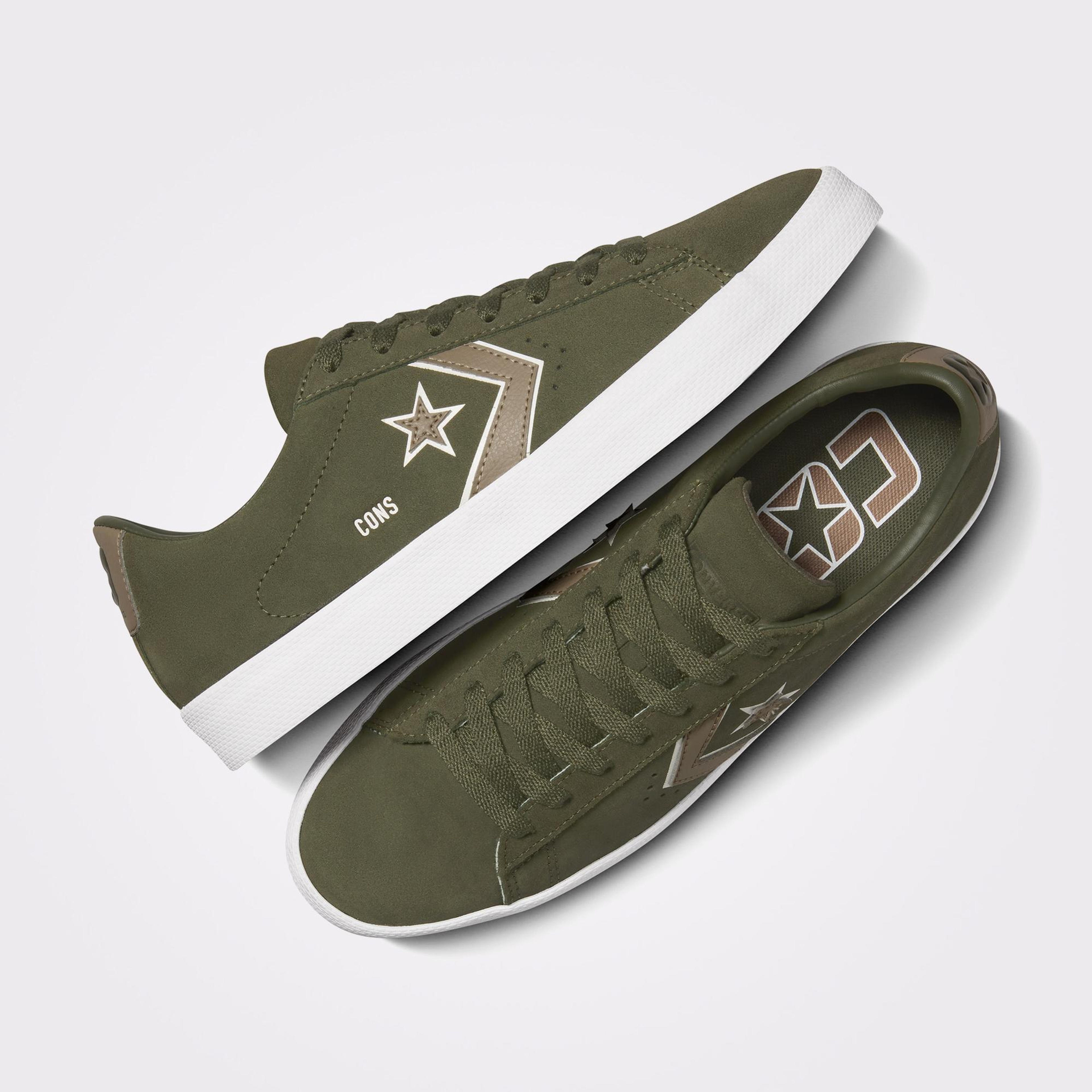 Converse Cons Pl Vulc Pro Classic Unisex Yeşil Süet Sneaker