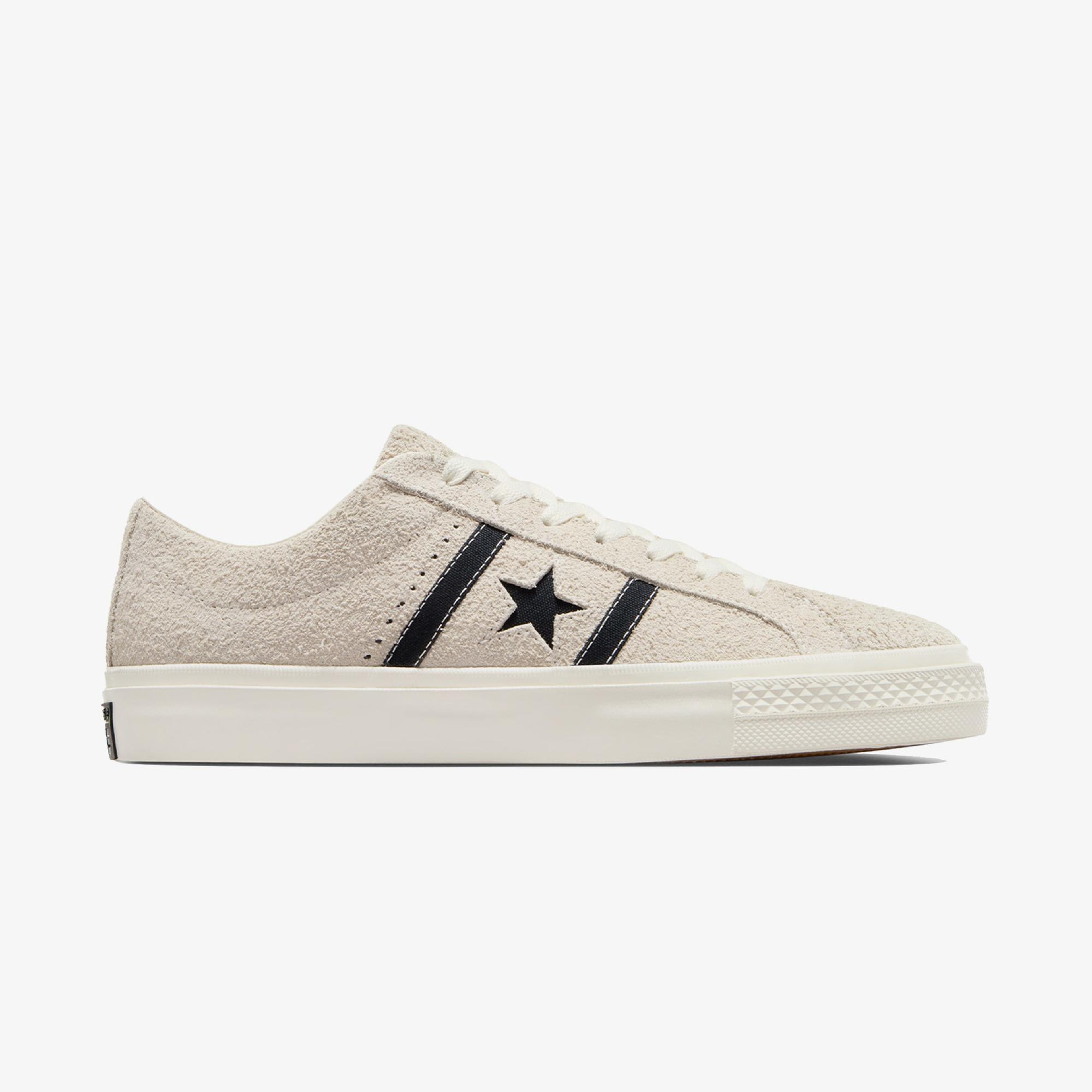 Converse One Star Academy Pro Unisex Krem Süet Sneaker