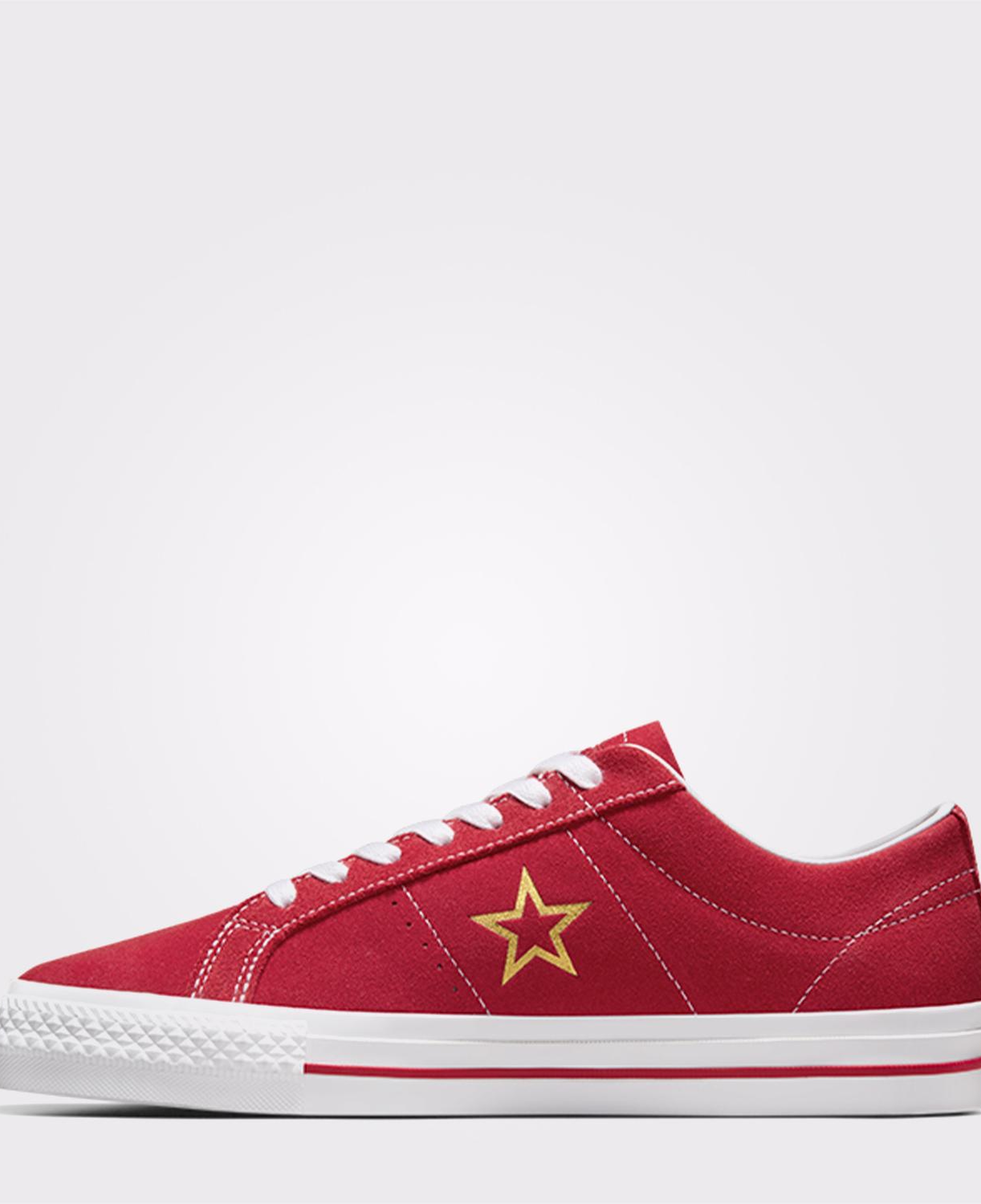 Converse Cons One Star Pro Unisex Kırmızı Süet Sneaker