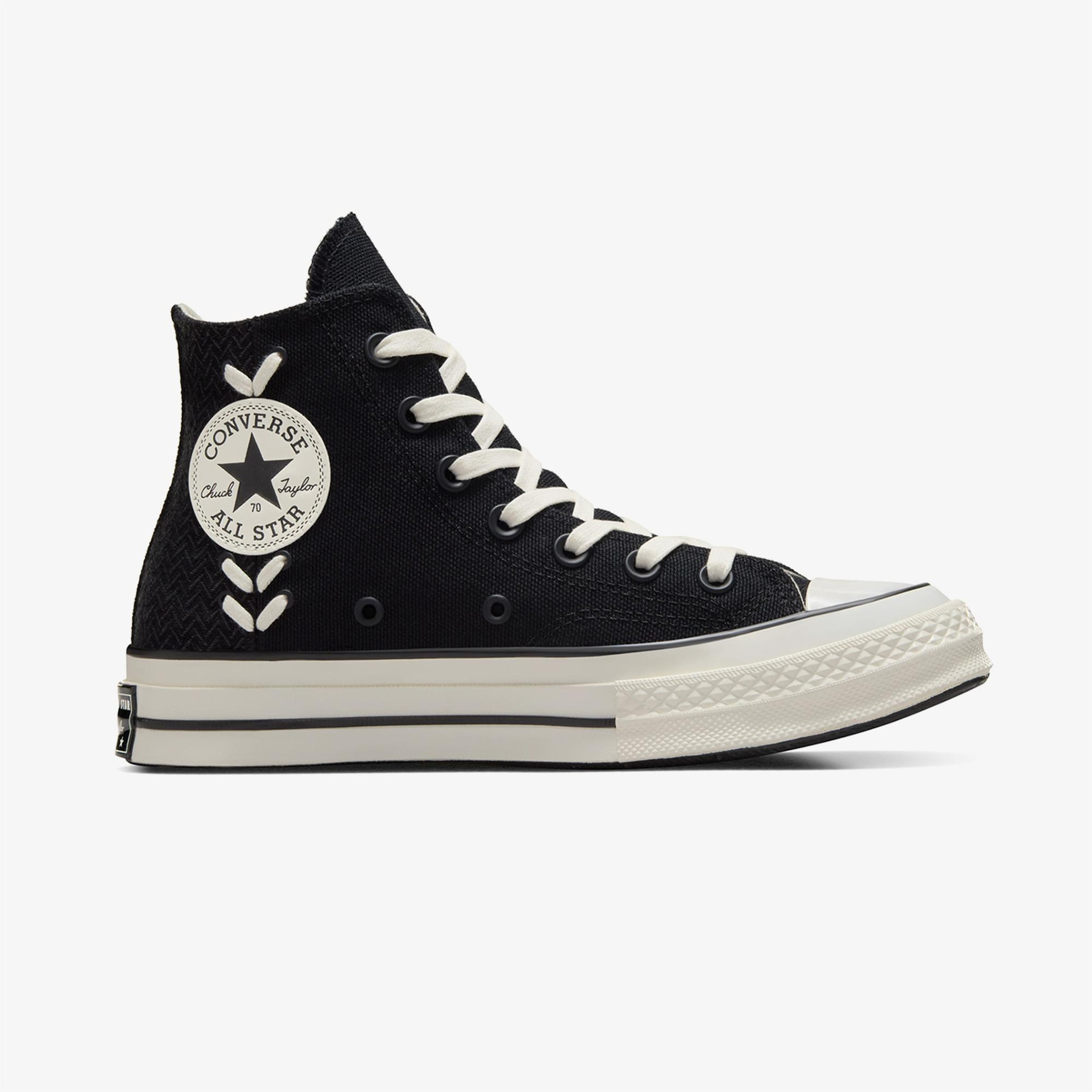 Converse Chuck 70 Crafted Laces Unisex Siyah Sneaker