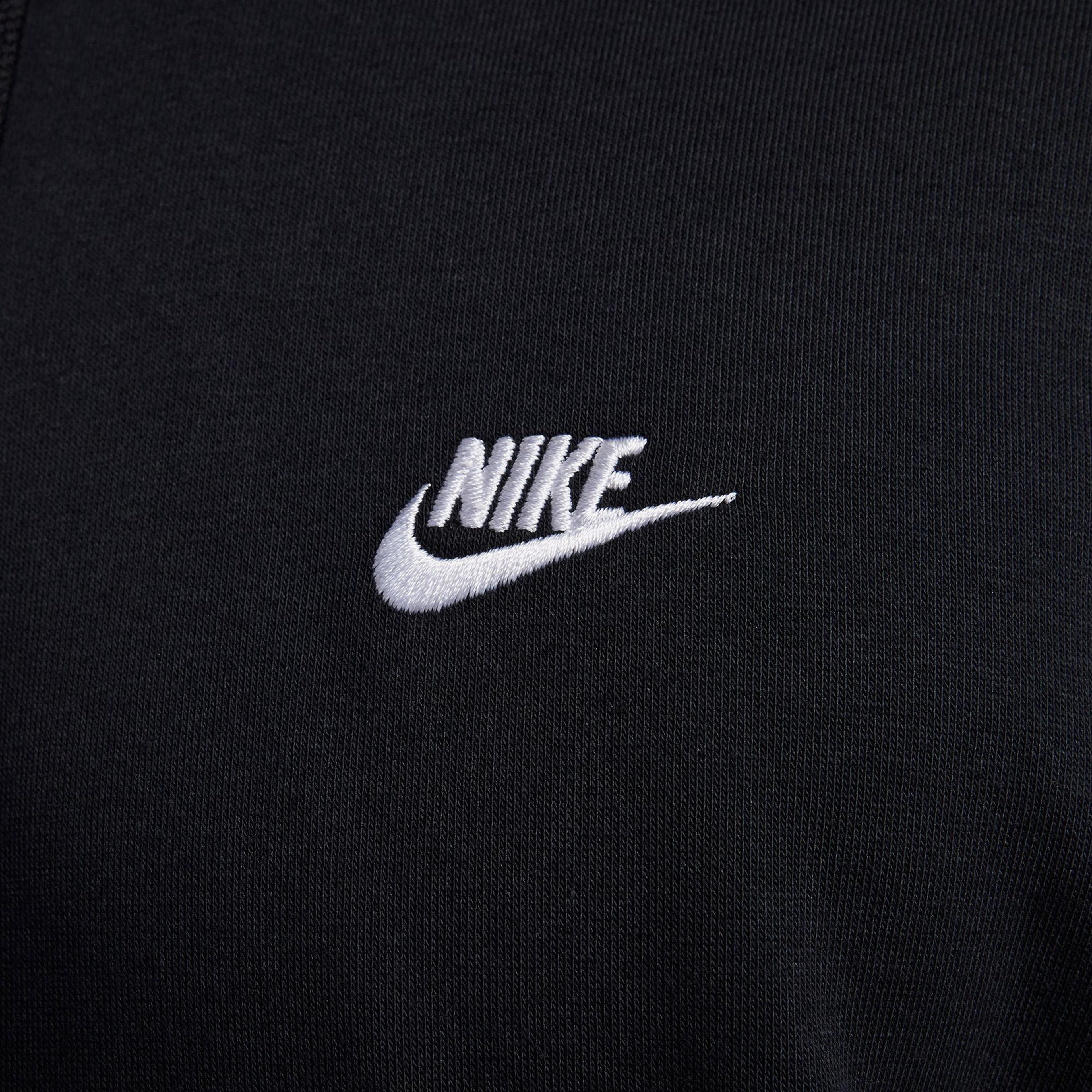 Nike Club Erkek Siyah Hoodie
