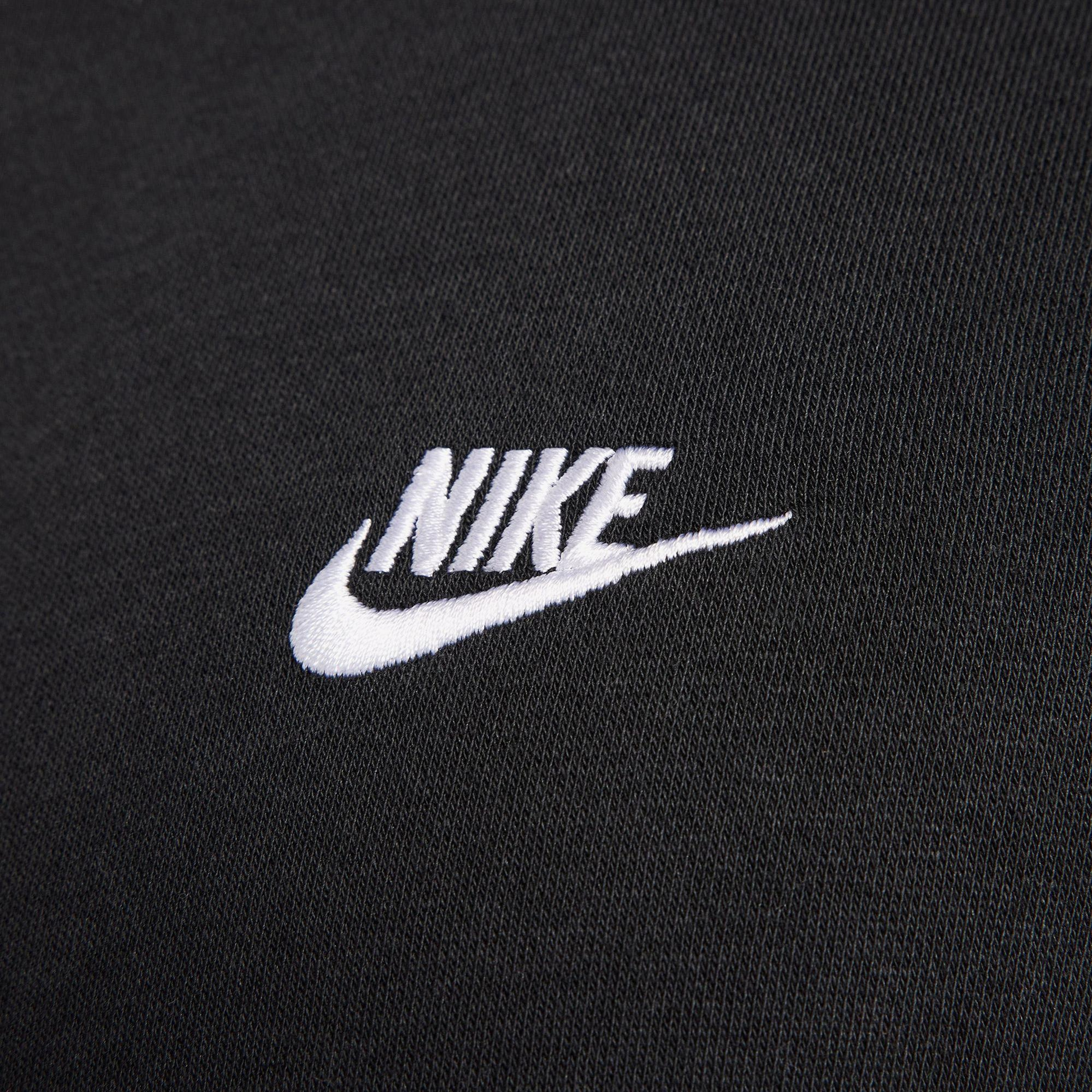 Nike Club Erkek Siyah Kapüşonlu Hoodie
