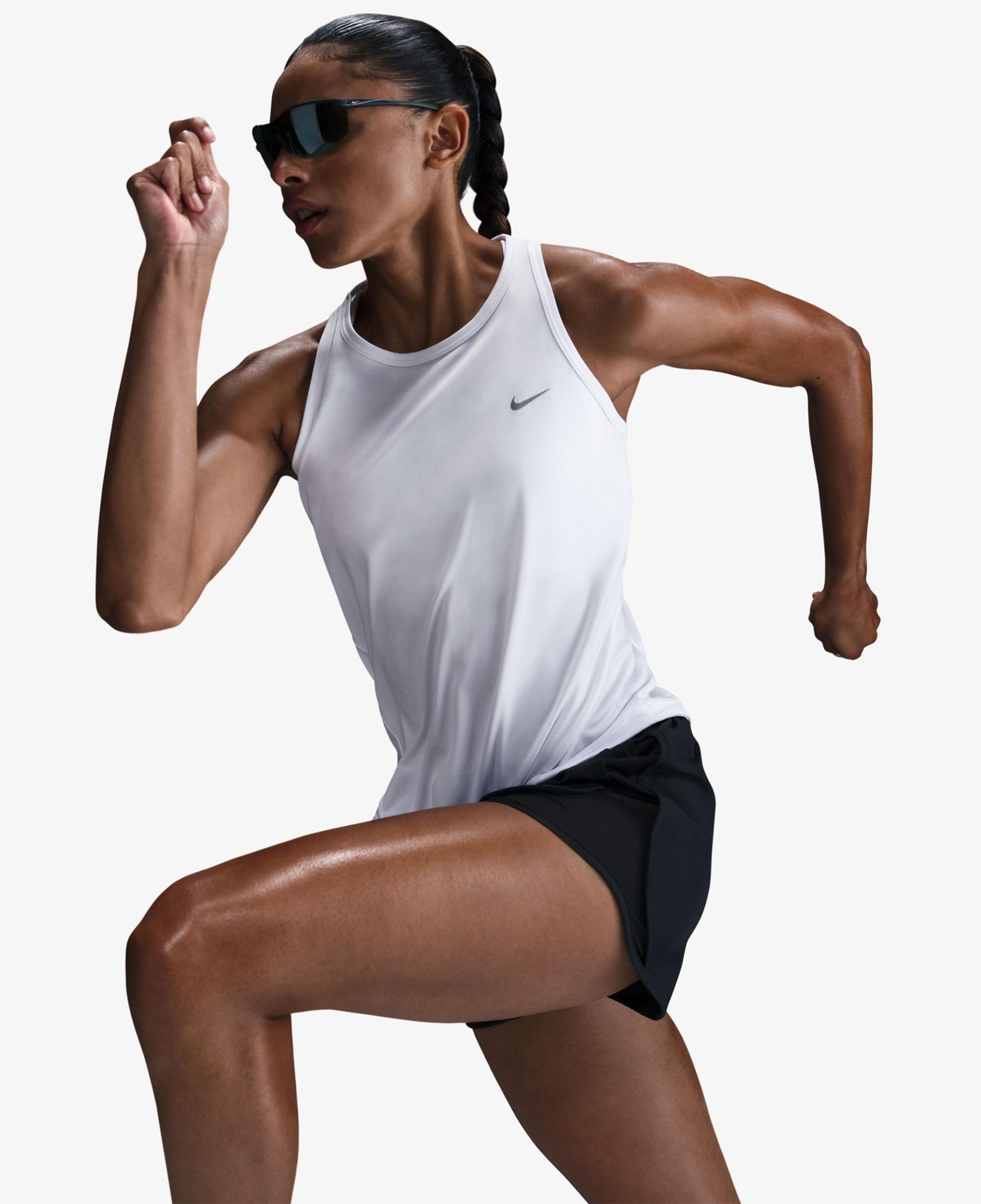 Nike Tempo Dri-Fit Kadın Beyaz Kolsuz T-Shirt