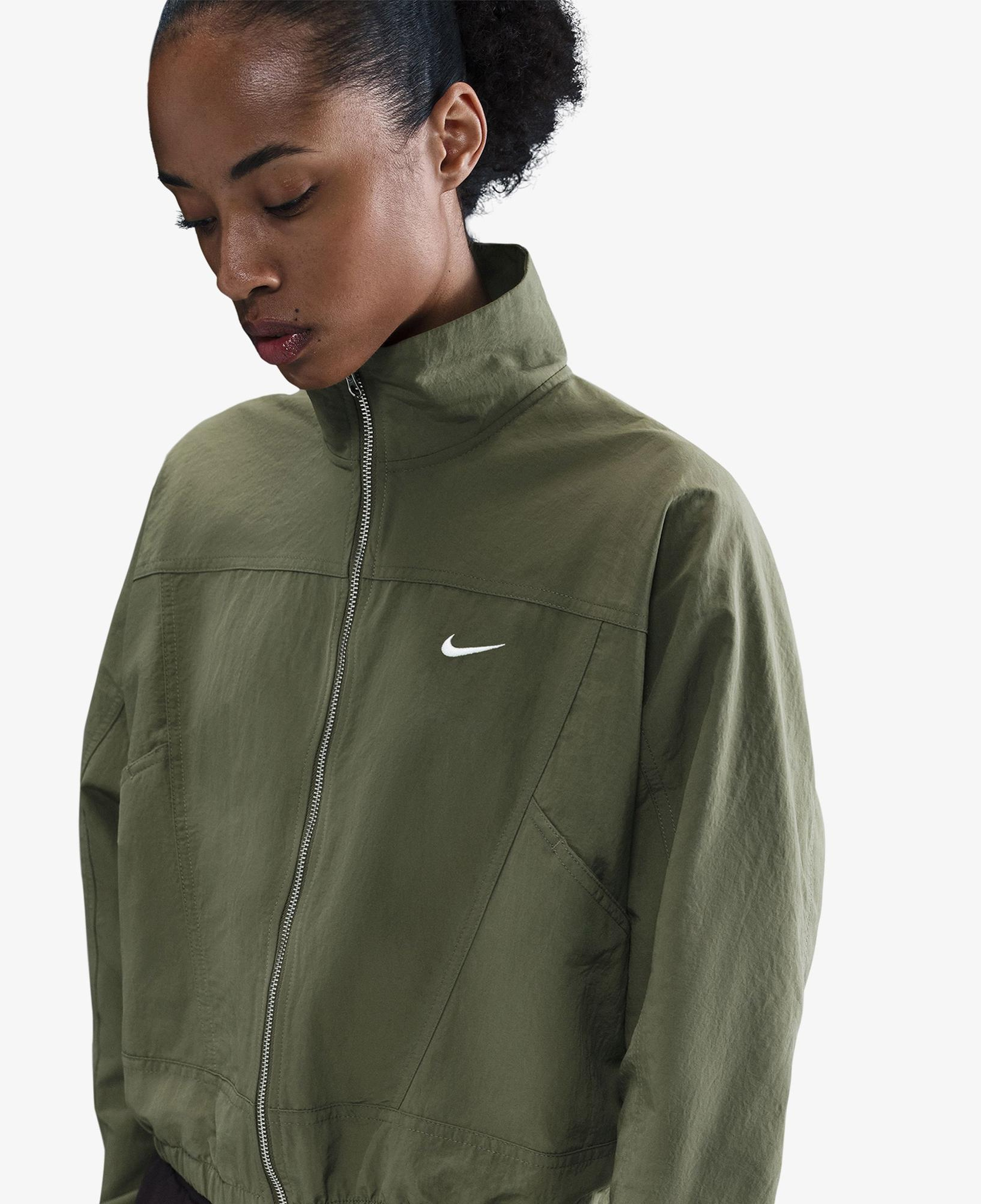 Nike Sportswear Everything Woven Kadın Yeşil Ceket