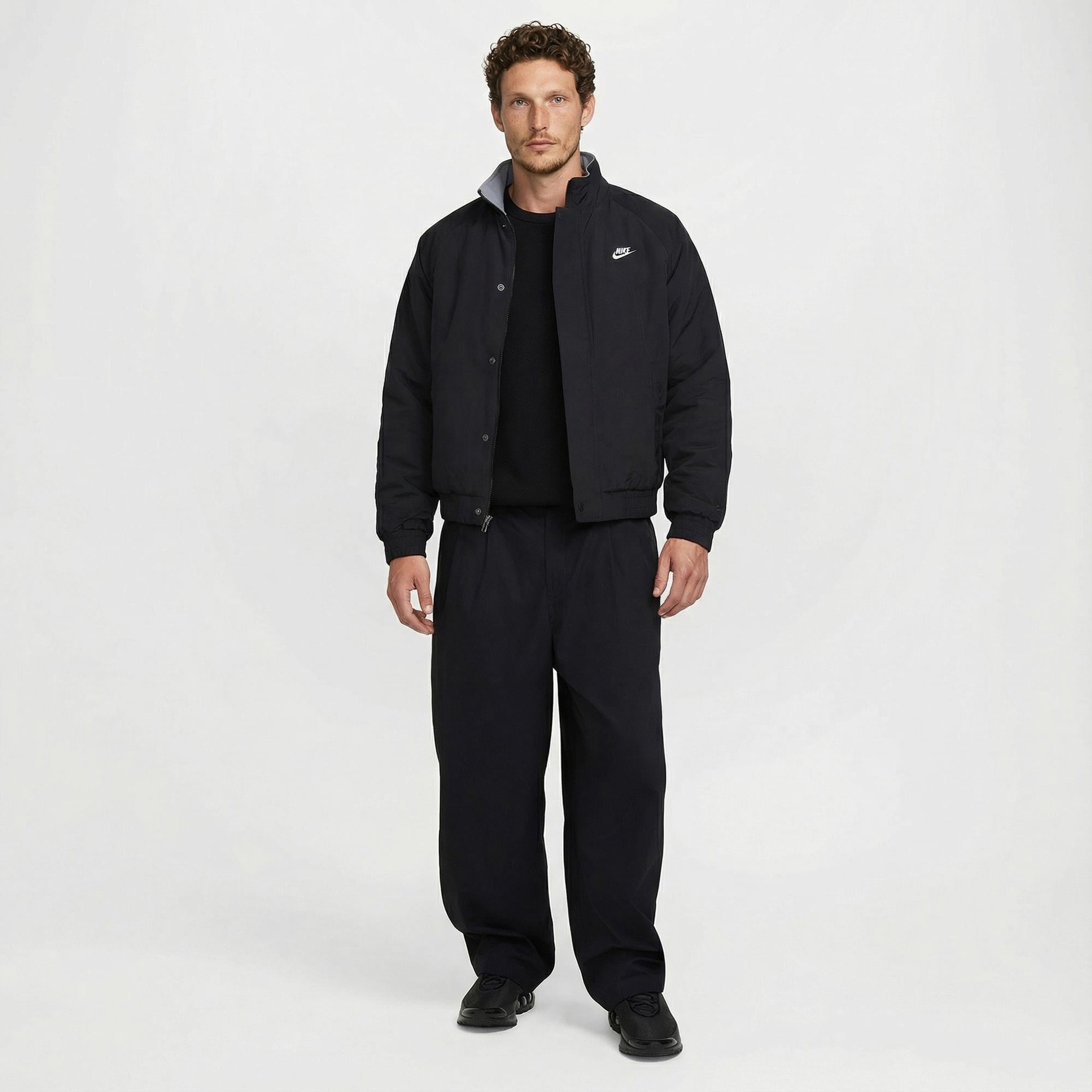 Nike Club Futura Erkek Siyah Ceket