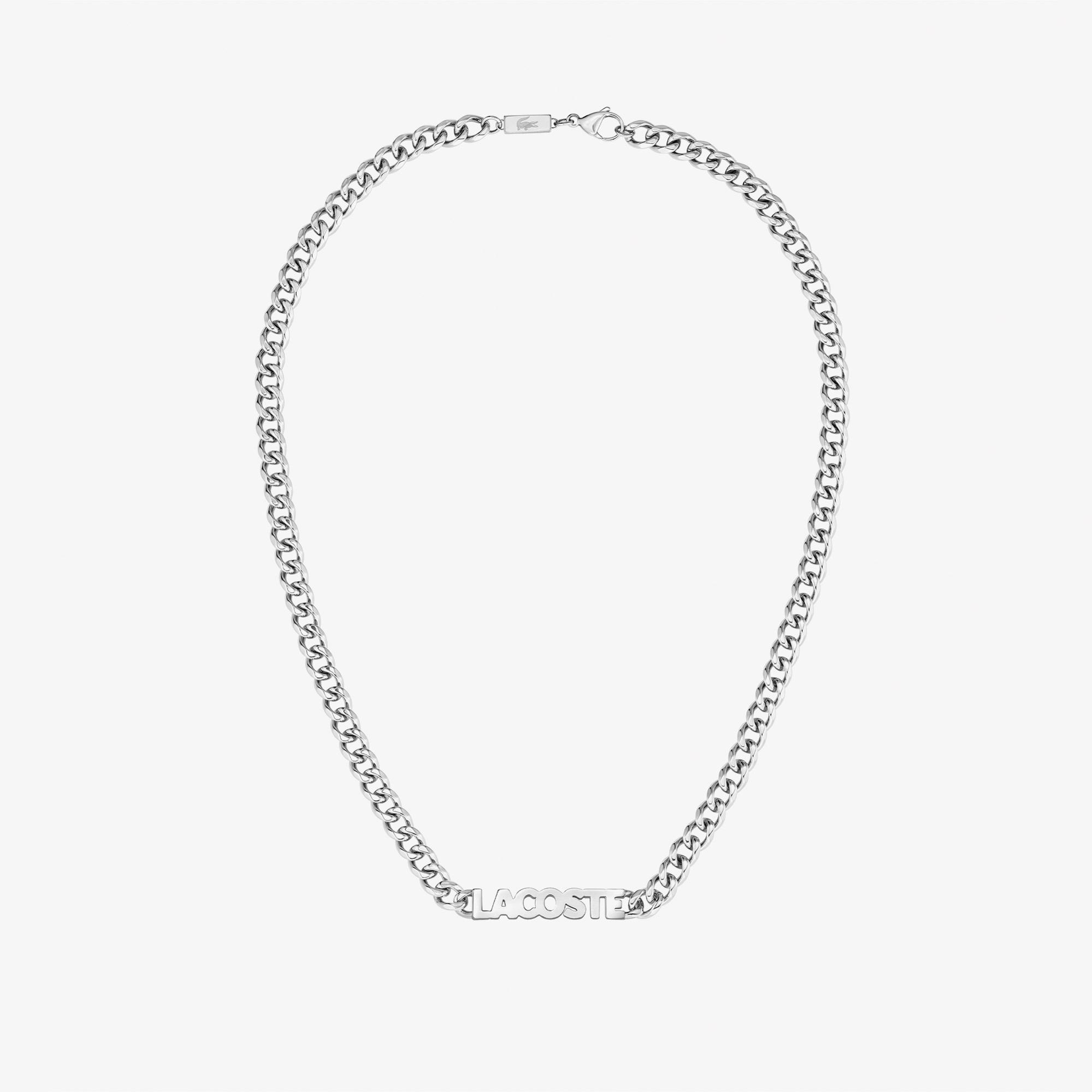 Lacoste Erkek Gri Kolye