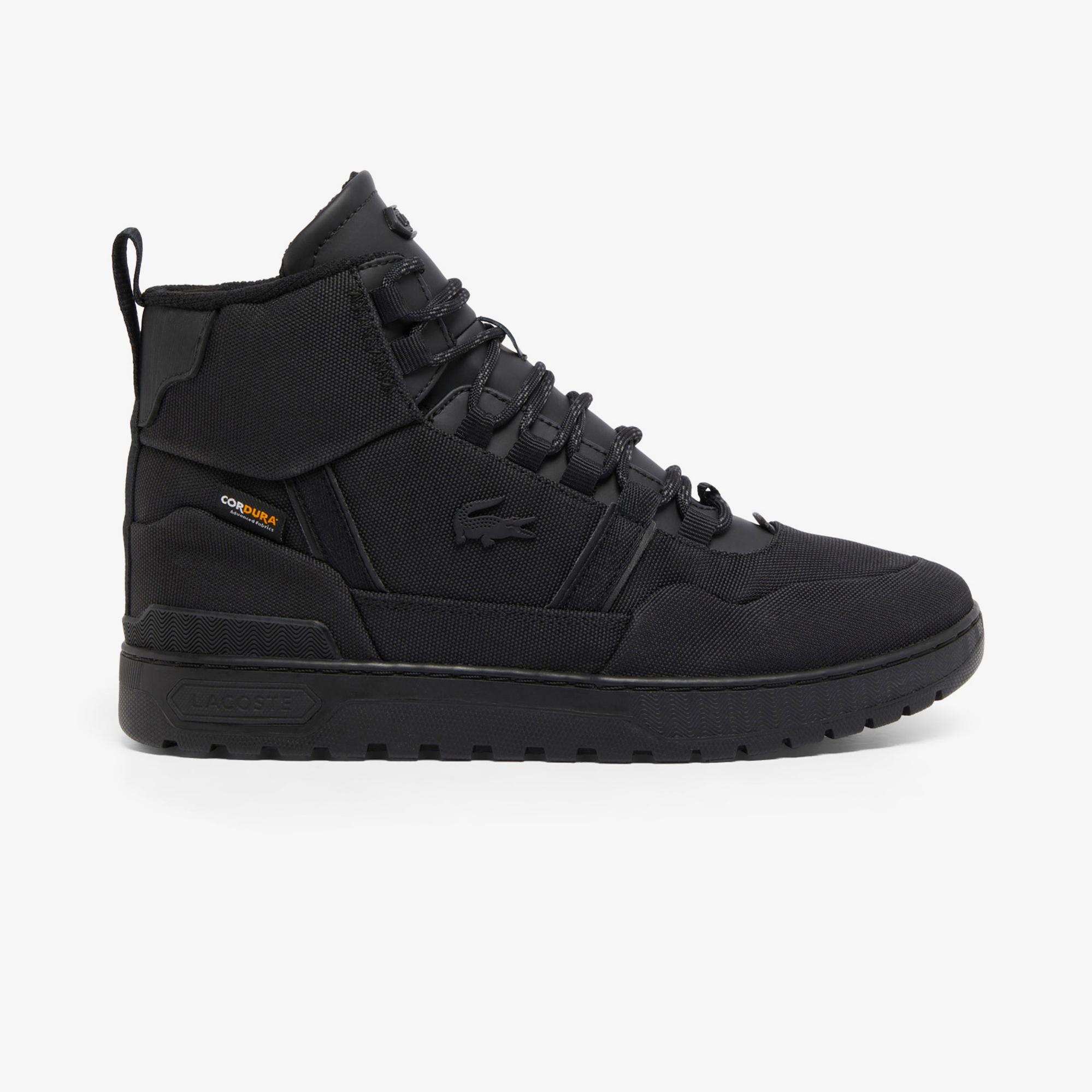 Lacoste T-Clip Winter Mid Erkek Siyah Bot