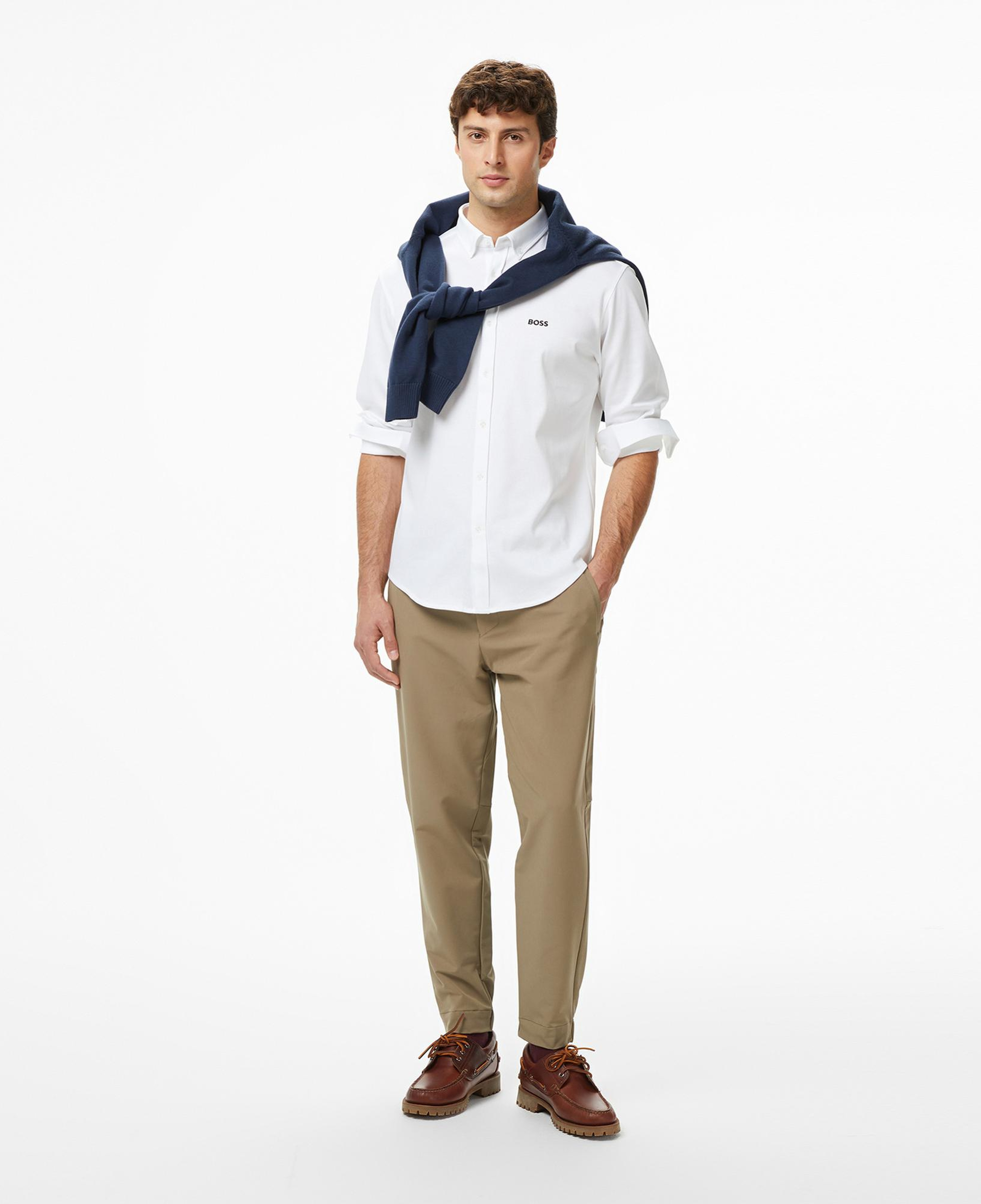 Boss Flex Erkek Bej Pantolon