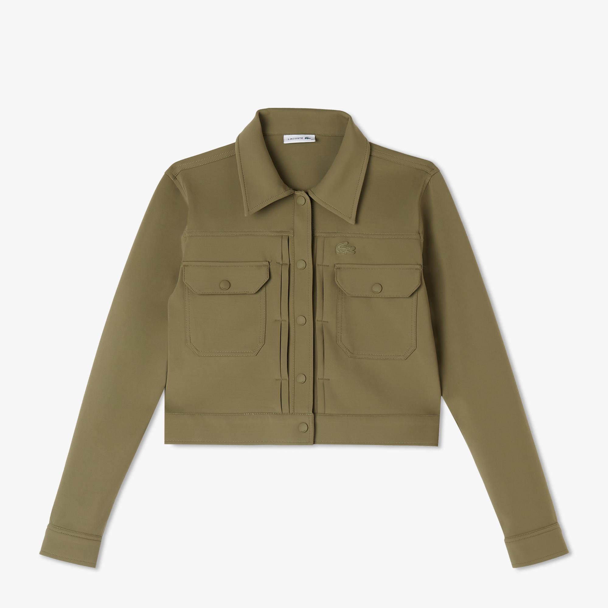 Lacoste Kadın Haki Dış Gömlek