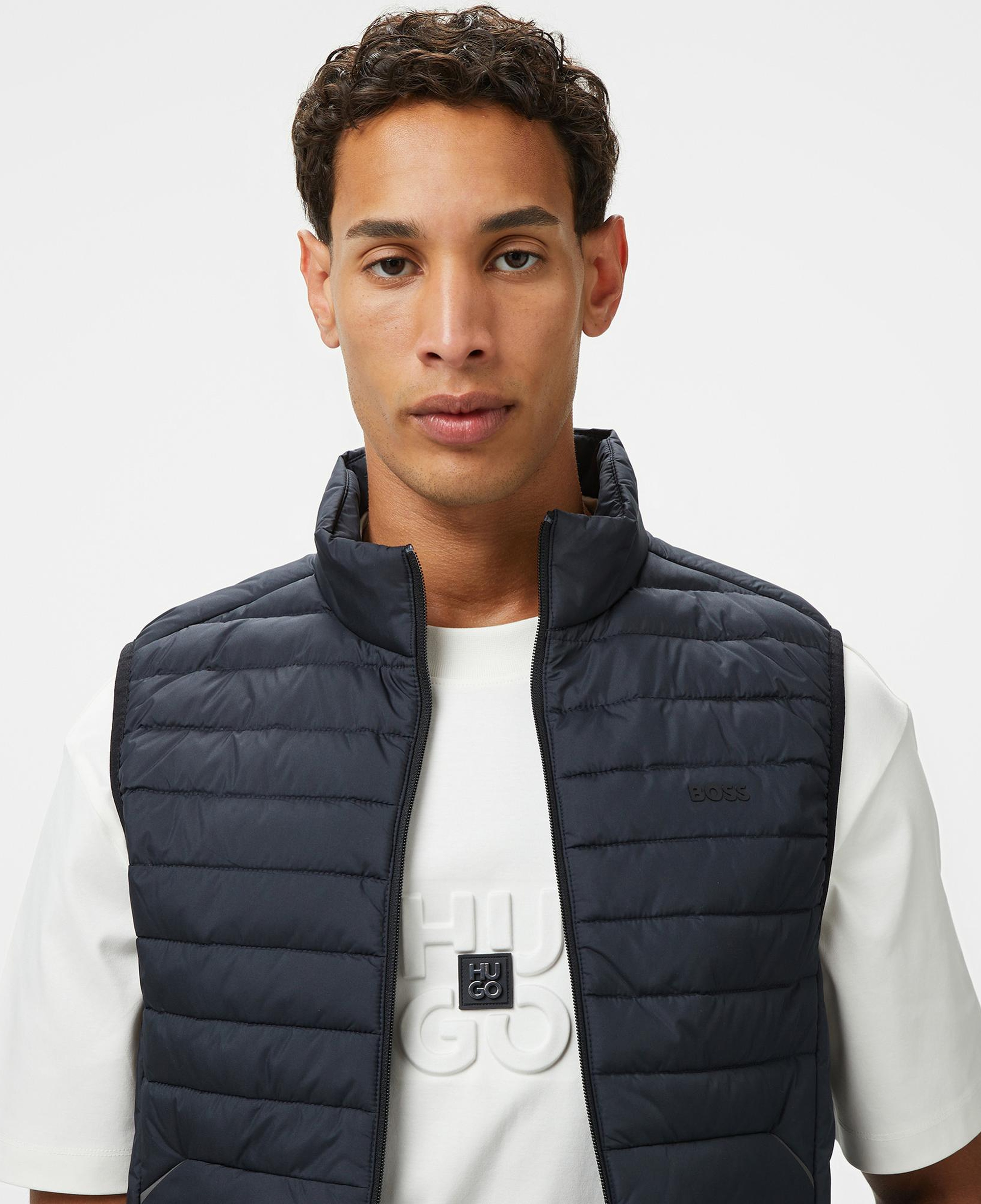 Boss Erkek Lacivert Yelek