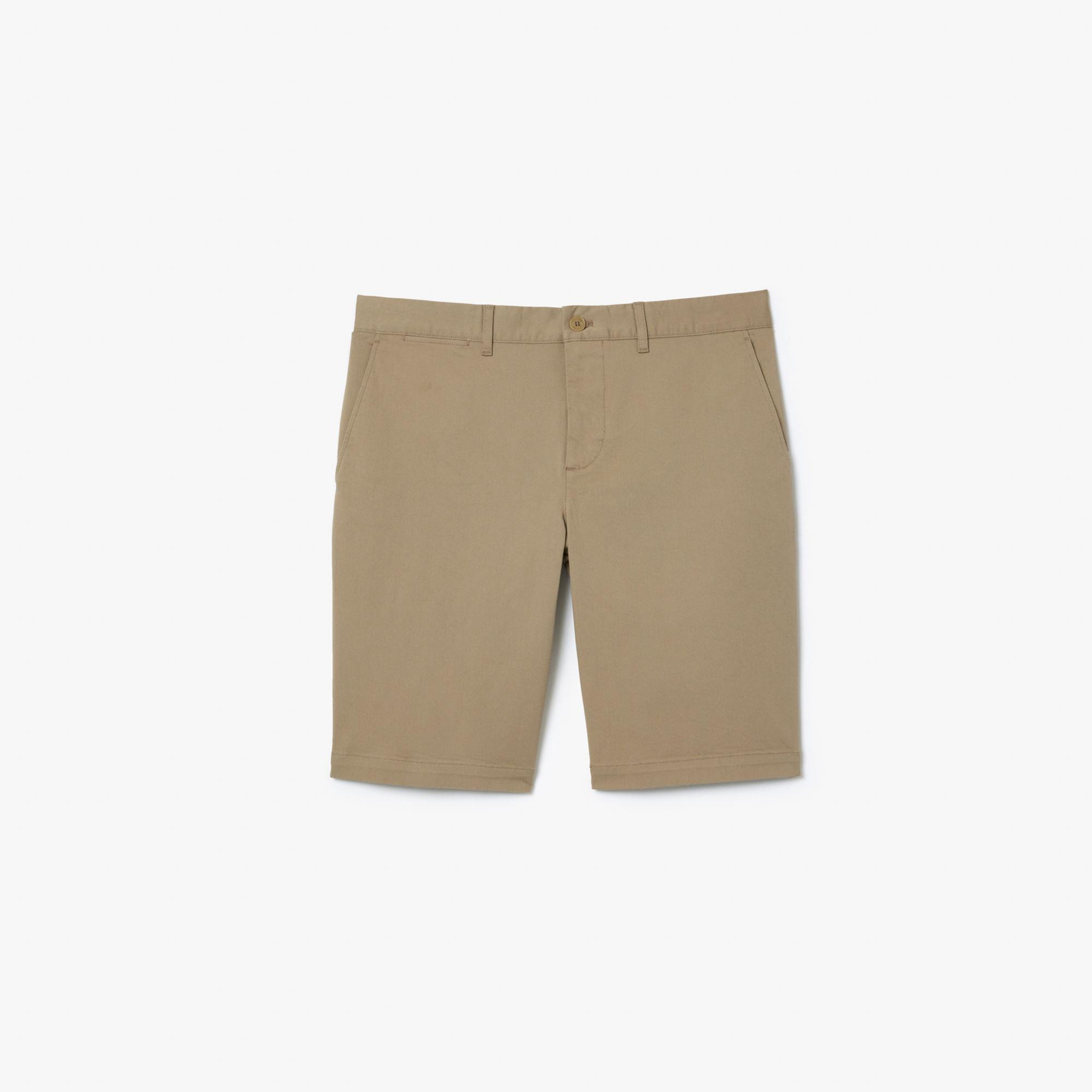 Lacoste Erkek Slim Fit Bej Bermuda Şort