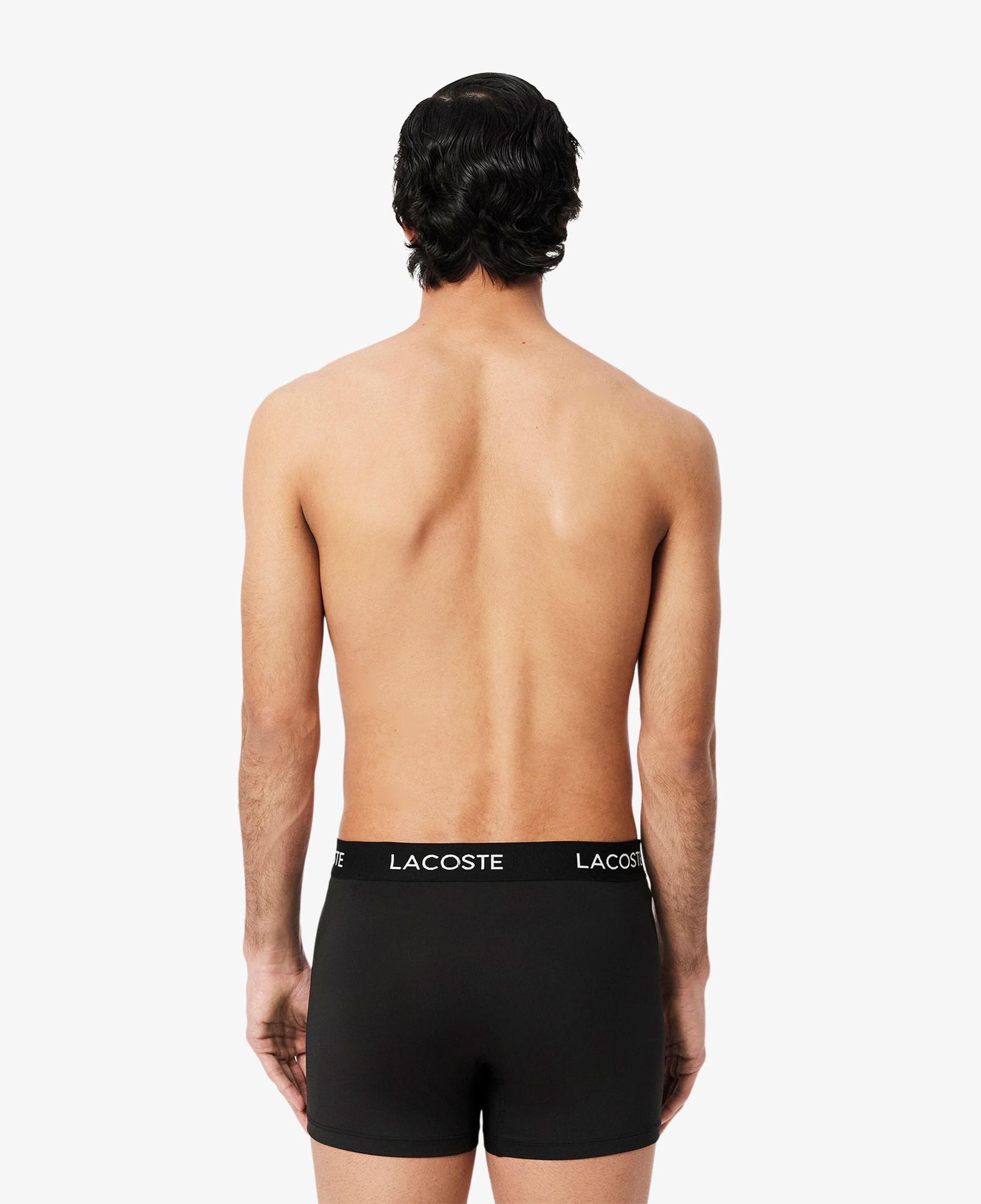 Lacoste Erkek 3'lü Siyah Boxer