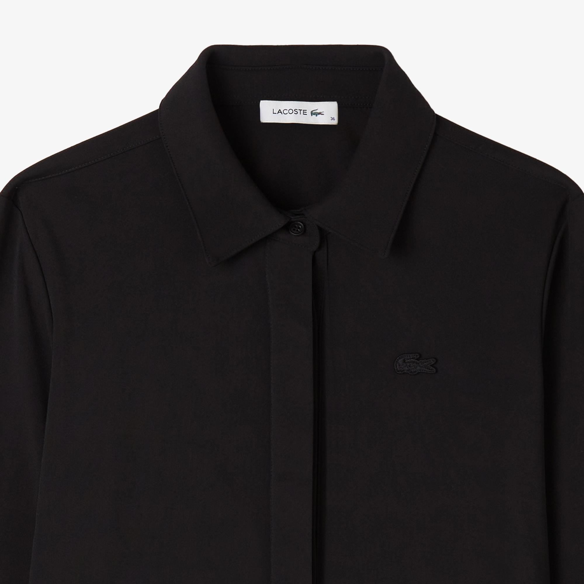 Lacoste Kadın Siyah Gömlek