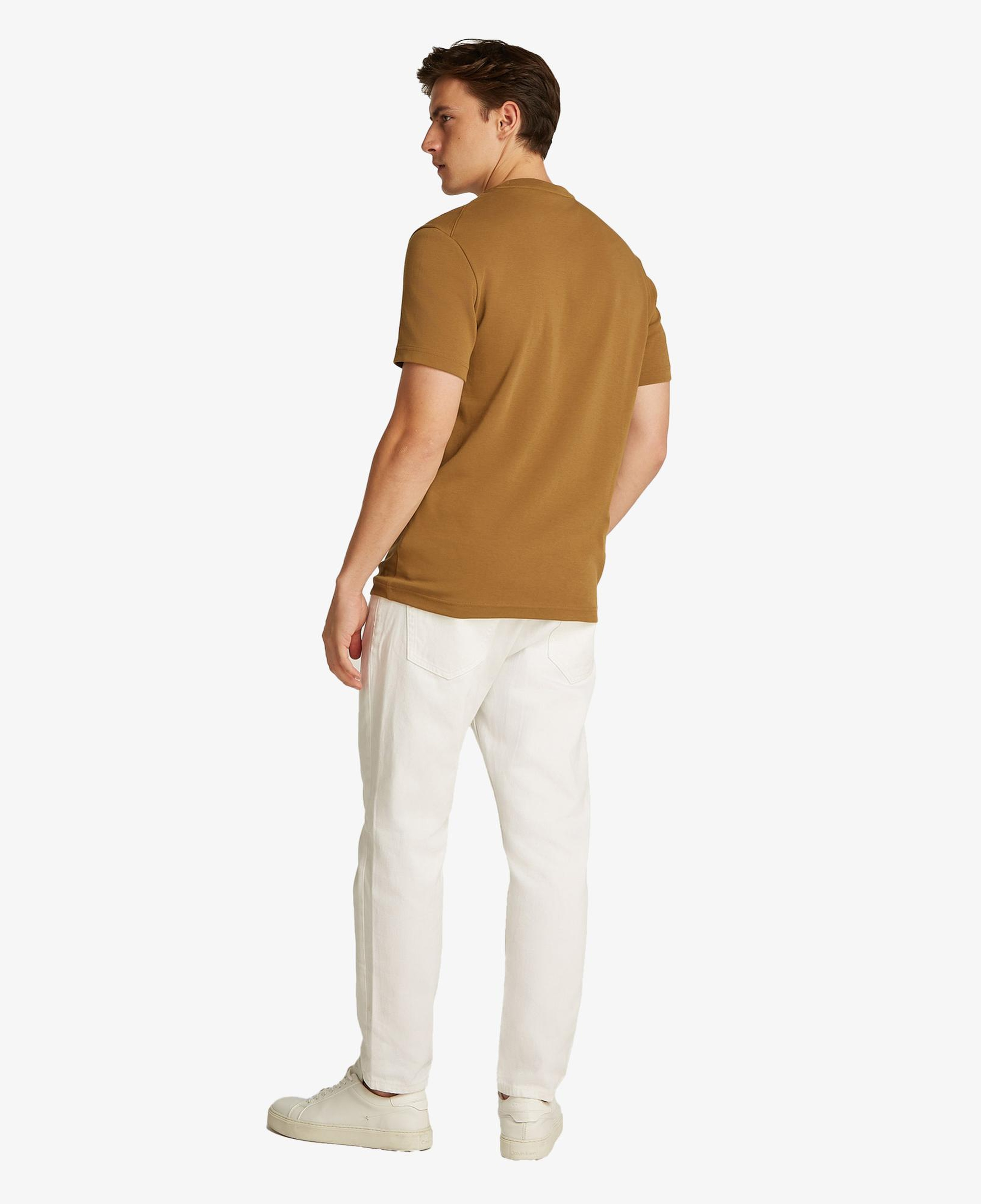 Calvin Klein Erkek Kahverengi T-Shirt