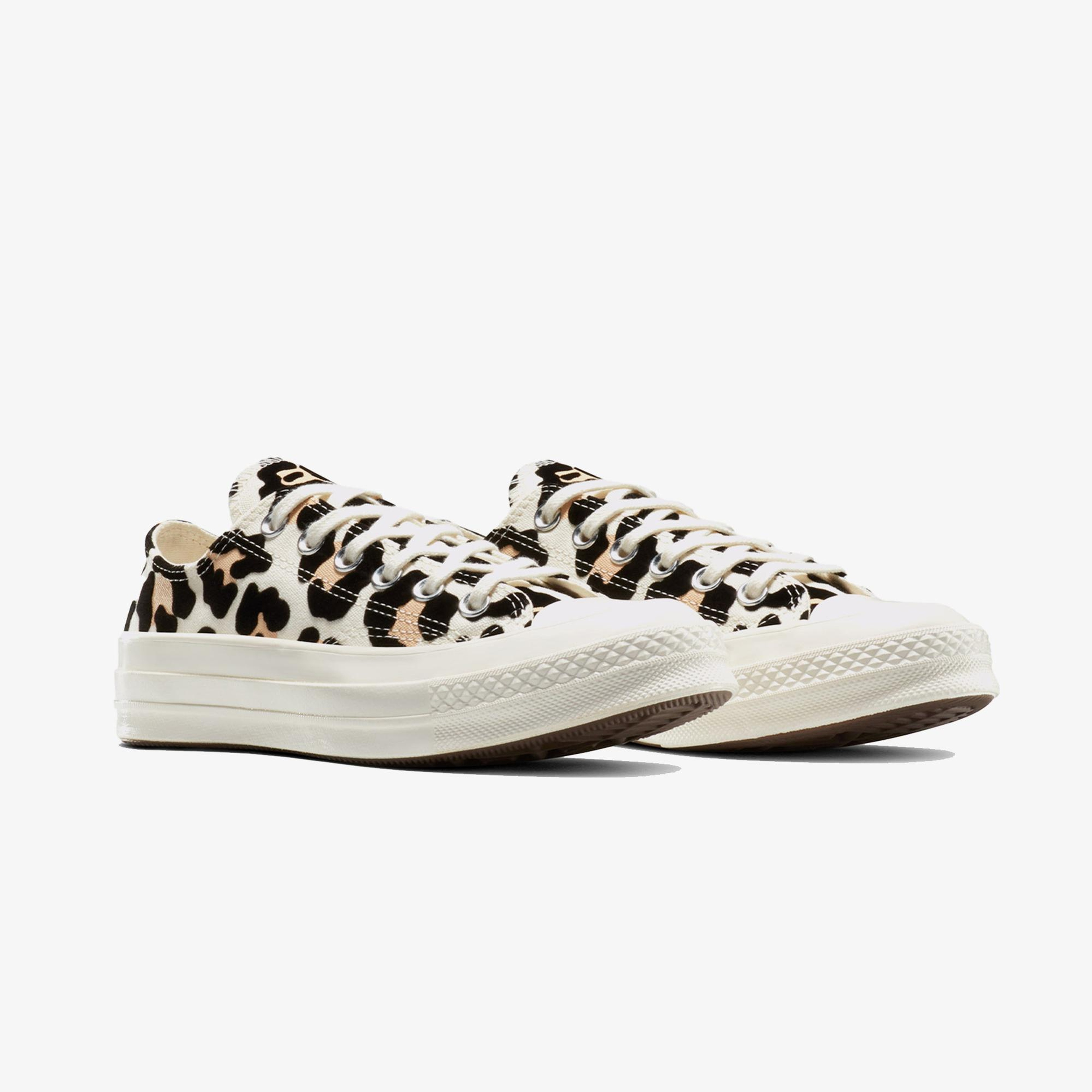 Converse Chuck 70 Leopard Unisex Krem Sneaker