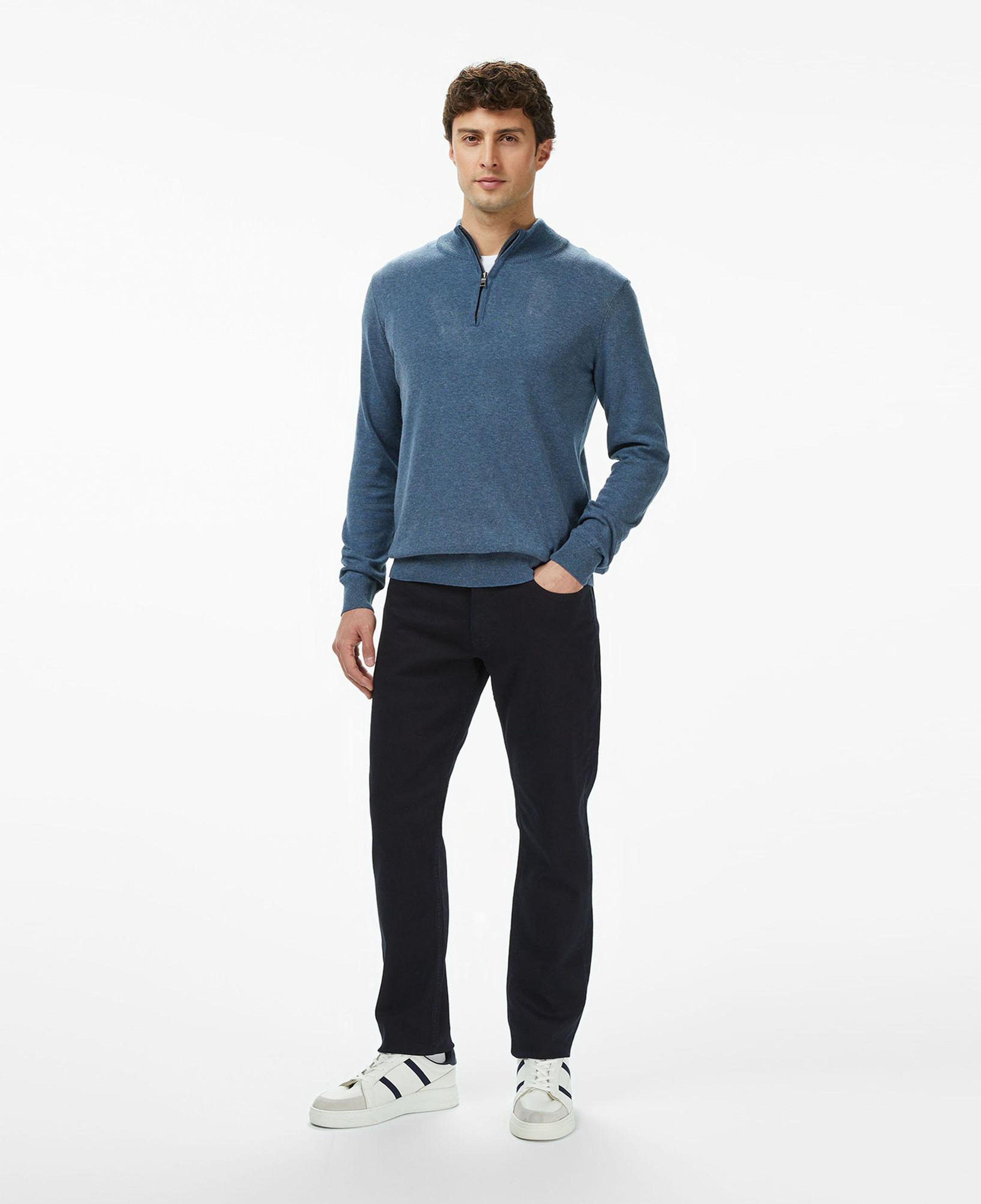 Nautica Erkek Mavi Classic Fit Kazak