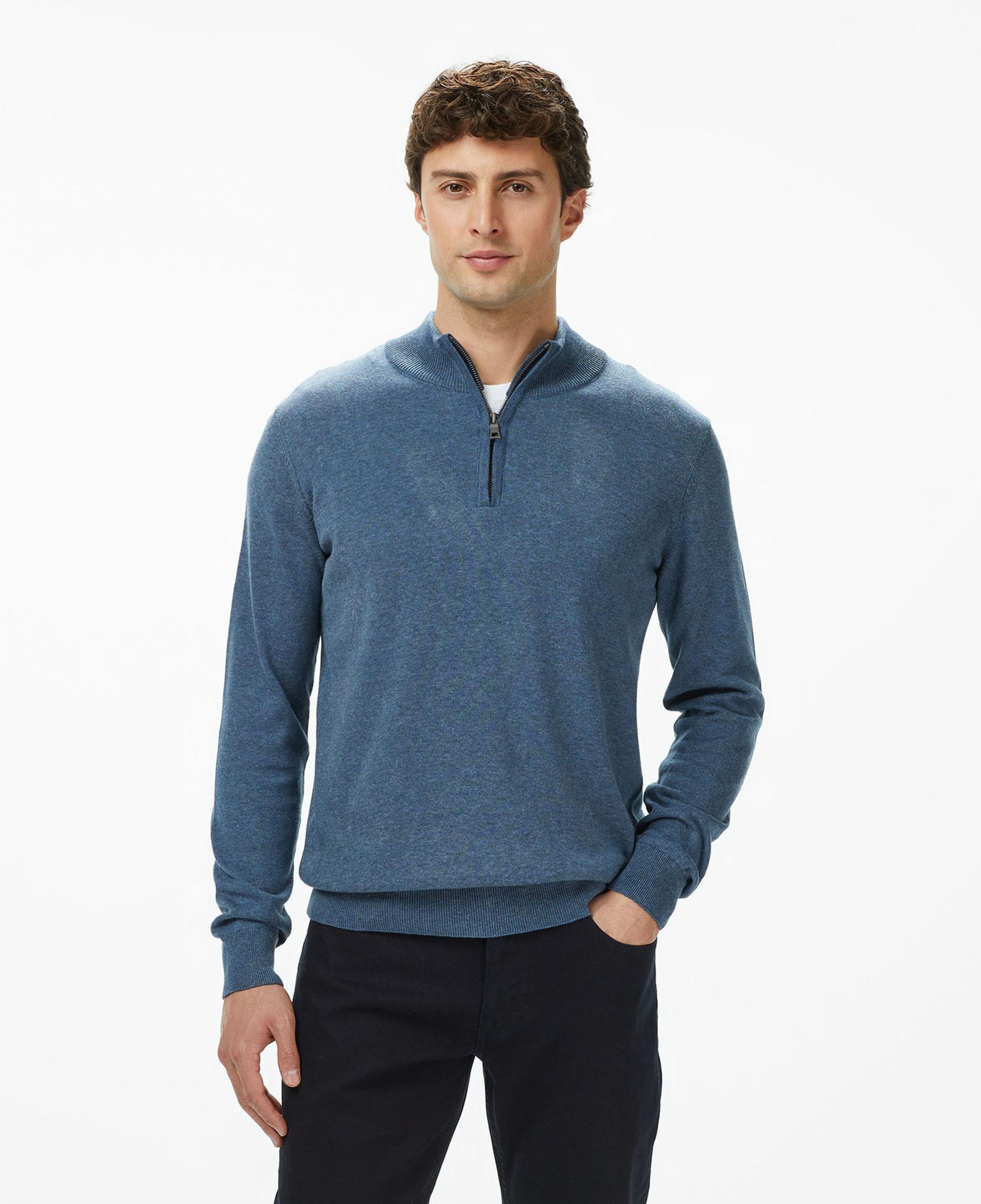 Nautica Erkek Mavi Classic Fit Kazak