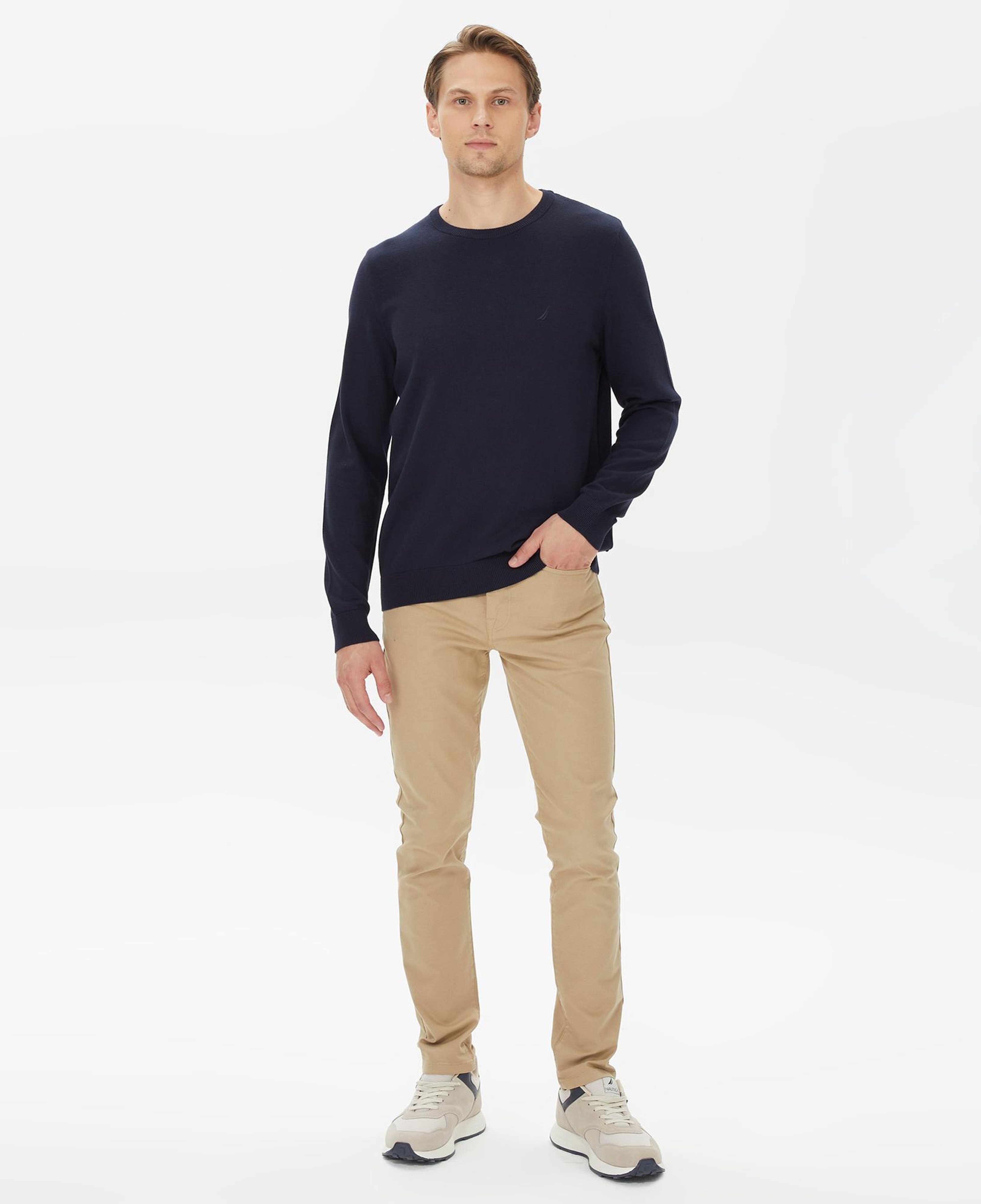 Nautica Erkek Lacivert Standart Fit Kazak