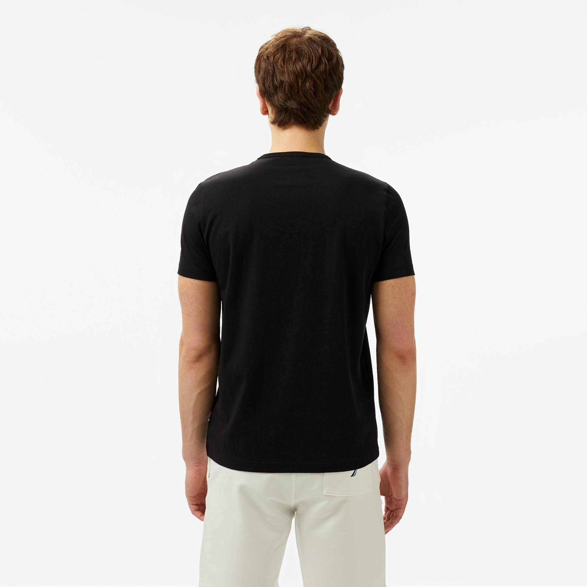 Nautica Erkek Siyah Regular Fit T-Shirt