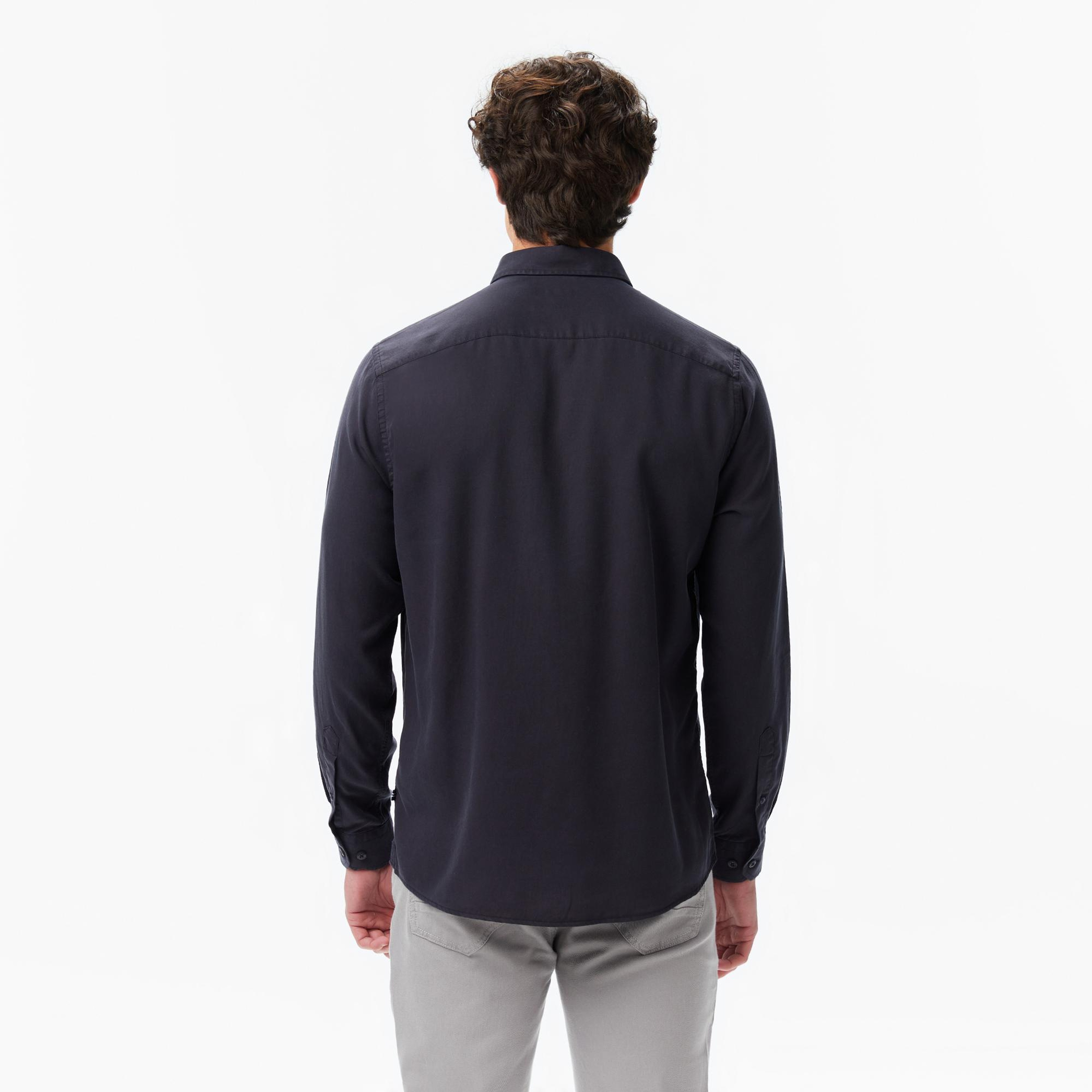 Nautica Erkek Siyah Classic Fit Gömlek