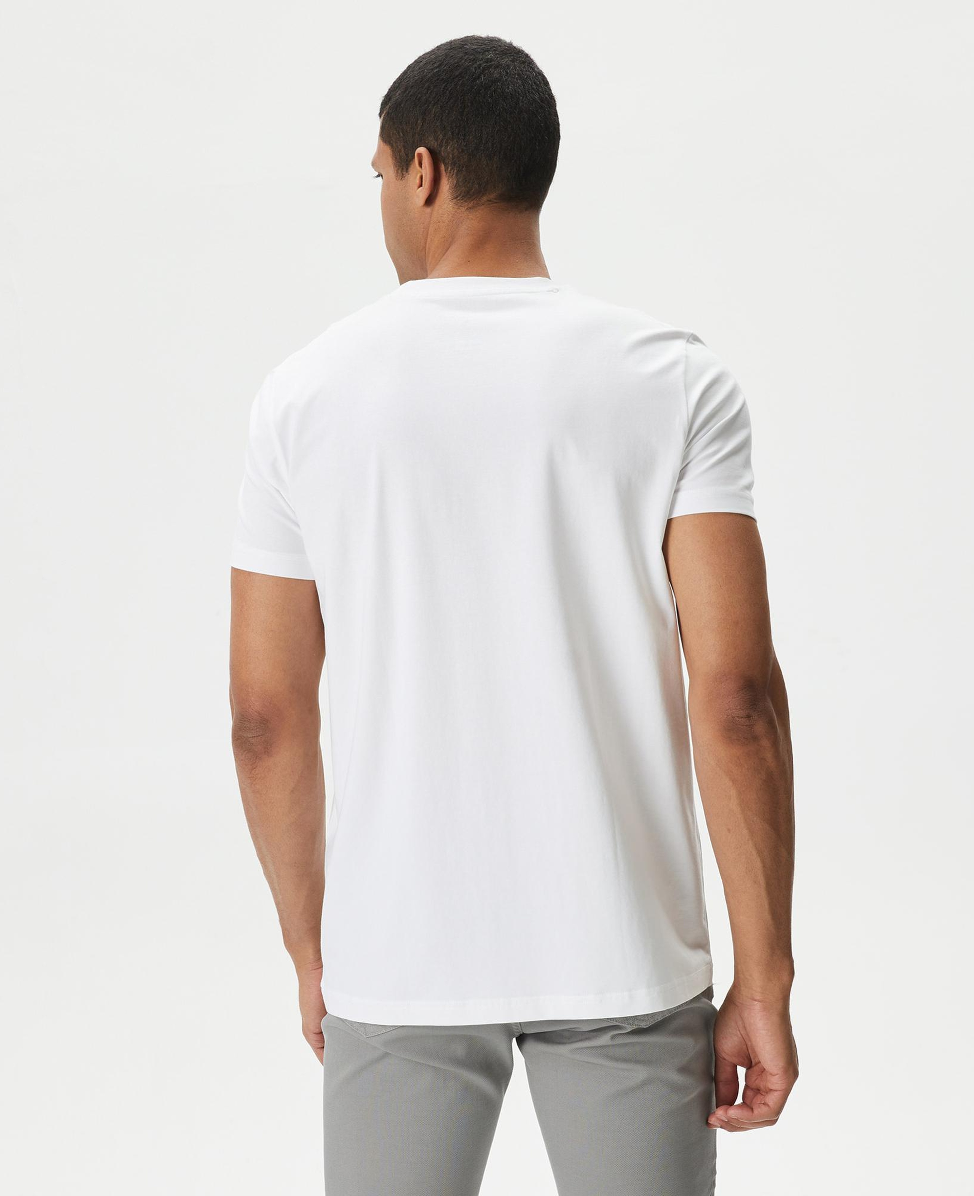 Nautica Erkek Beyaz Standart Fit T-Shirt