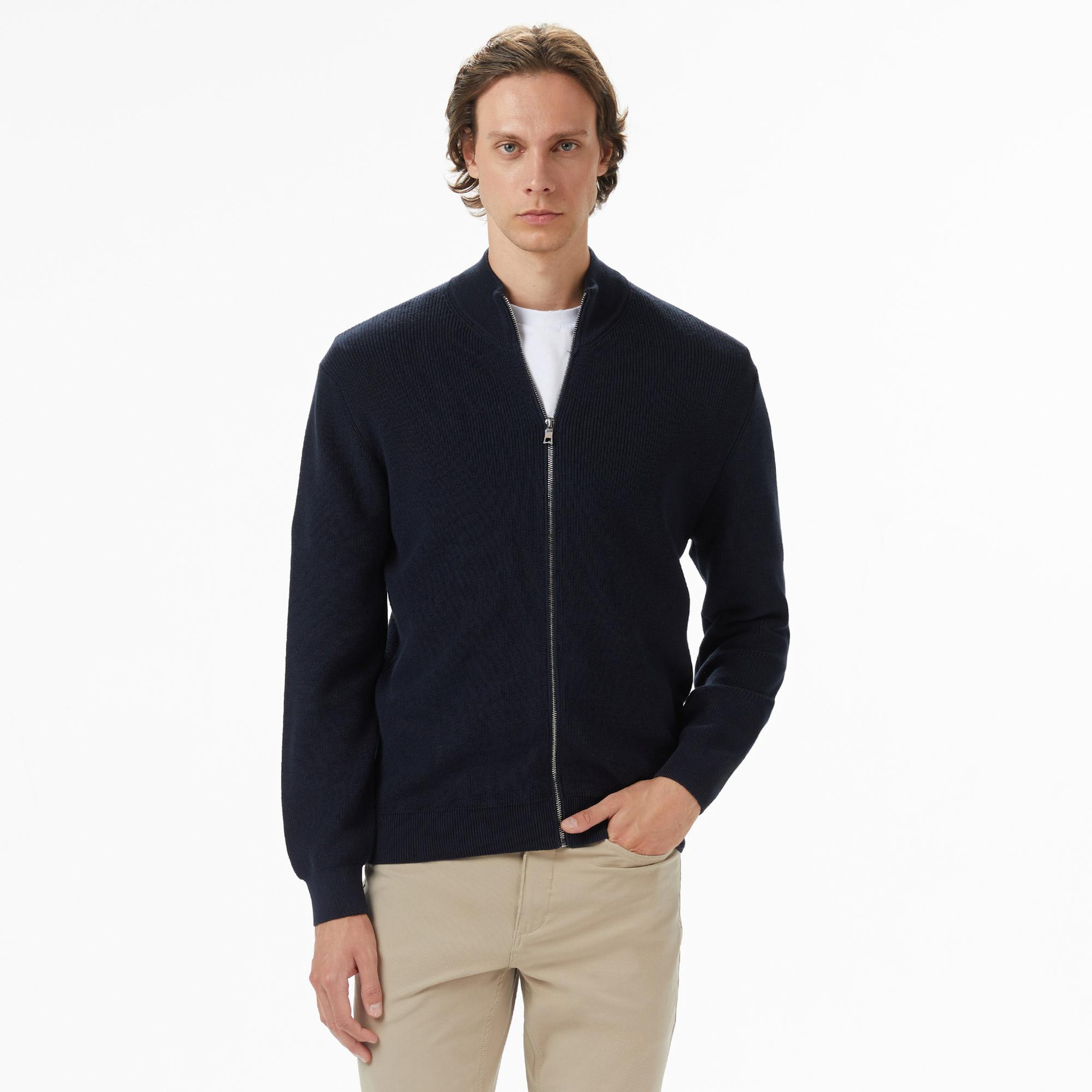 Nautica Erkek Lacivert Classic Fit Hırka