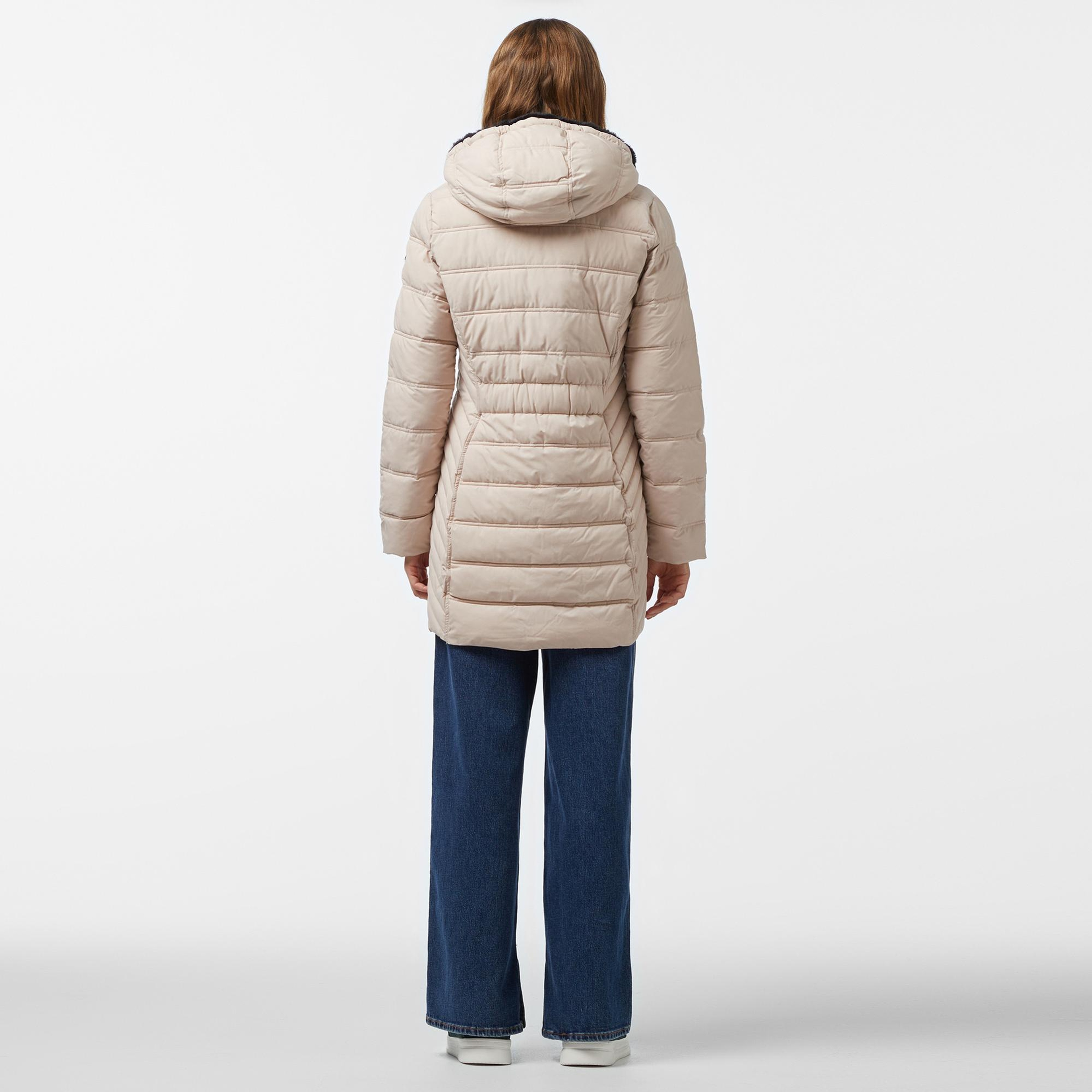 Nautica Kadın Krem Rengi Mont