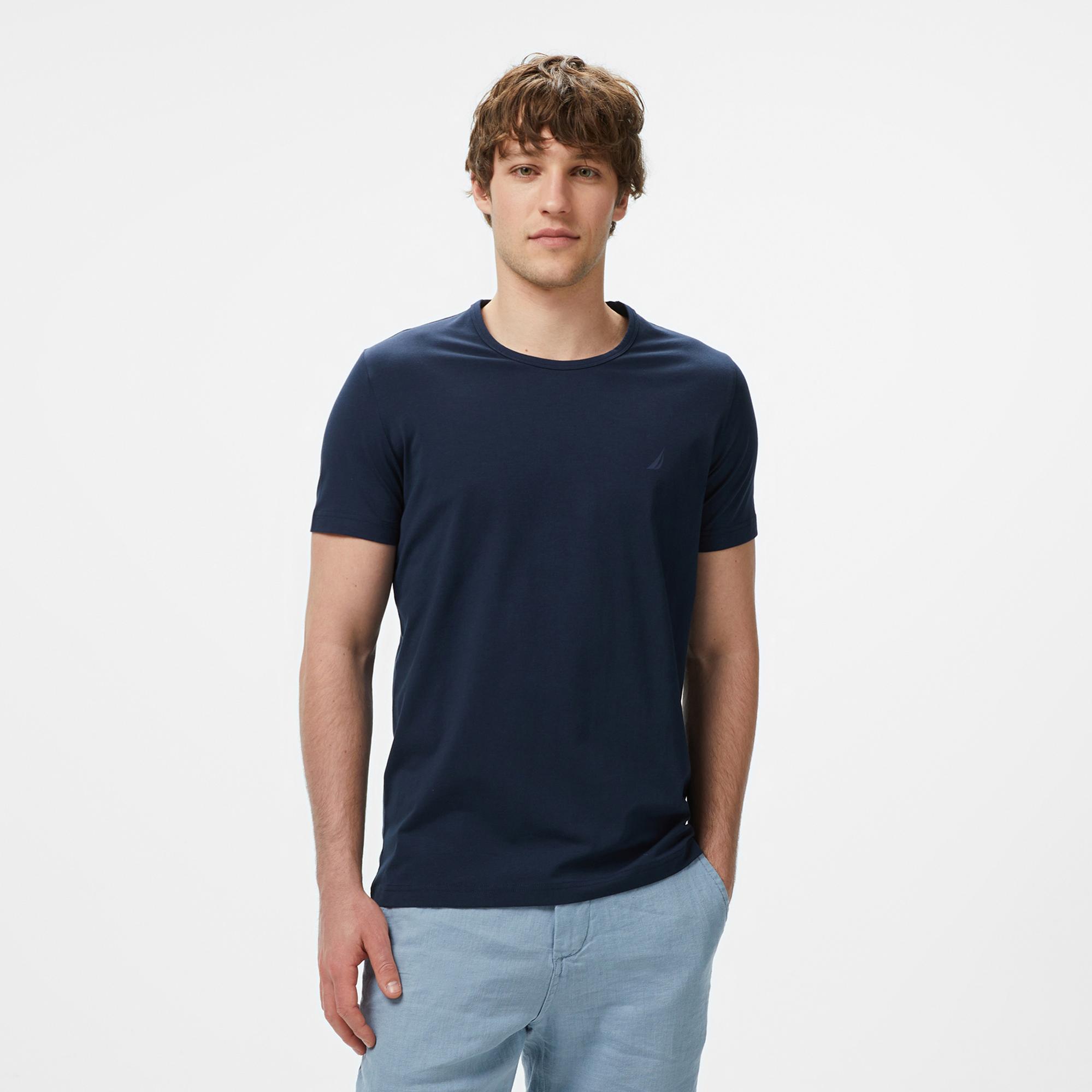 Nautica Erkek Lacivert Regular Fit T-Shirt