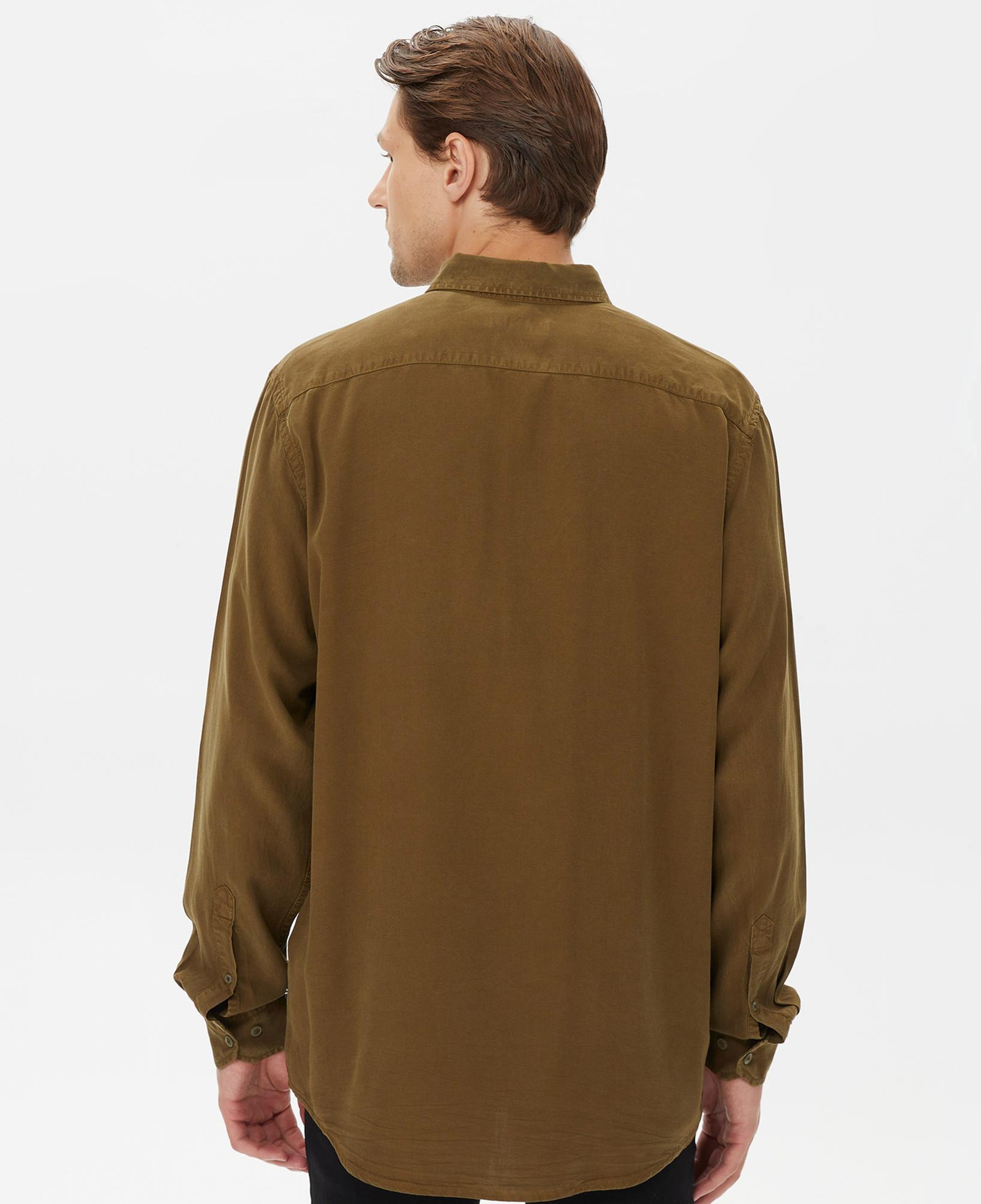 Nautica Erkek Kahverengi Classic Fit Gömlek