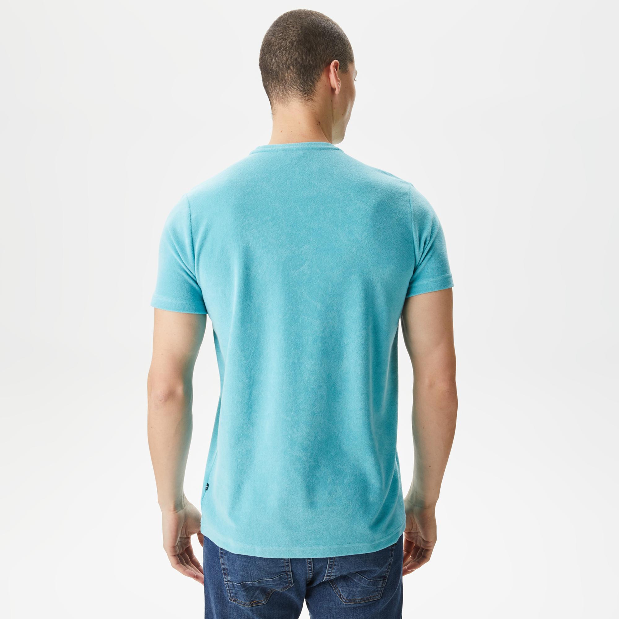Nautica Erkek Mavi Standart Fit T-Shirt
