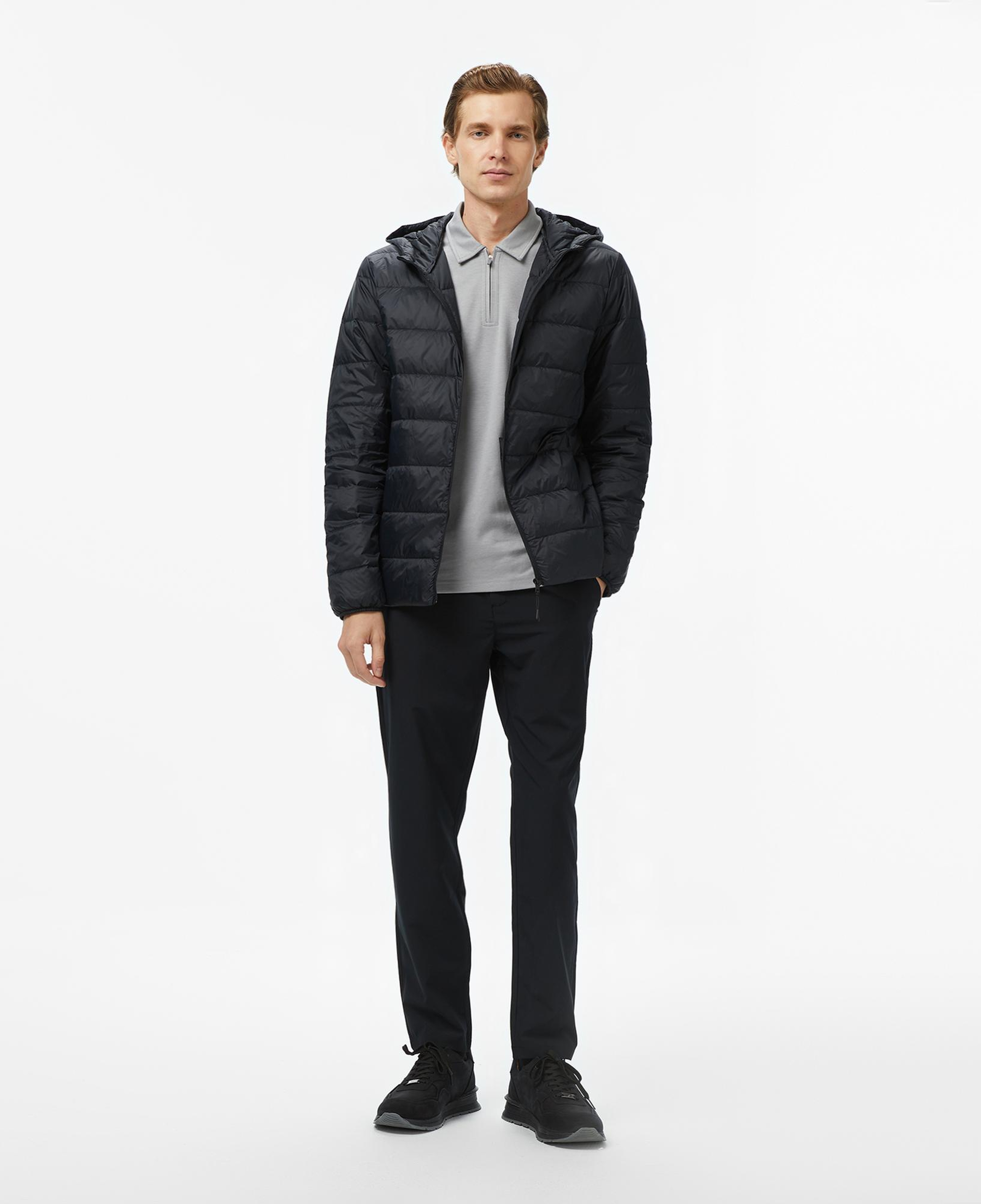 Nautica Erkek Siyah Regular Fit Mont